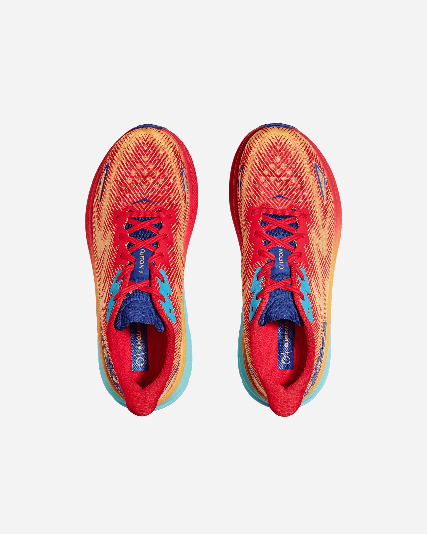 Scarpe running HOKA CLIFTON 9 CALZATA LARGA M - Rosso - 3 | Cisalfa Sport