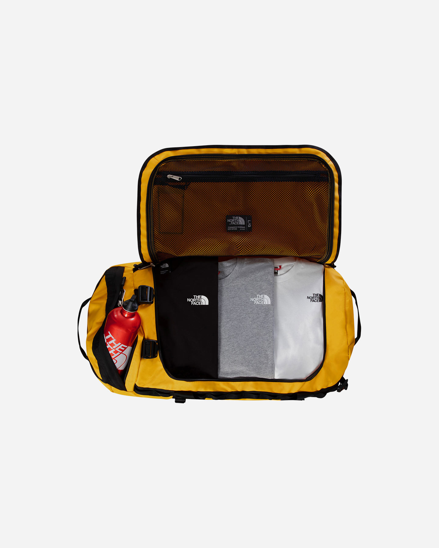 Borsa THE NORTH FACE BASE CAMP DUFFEL L - Giallo - 1 | Cisalfa Sport