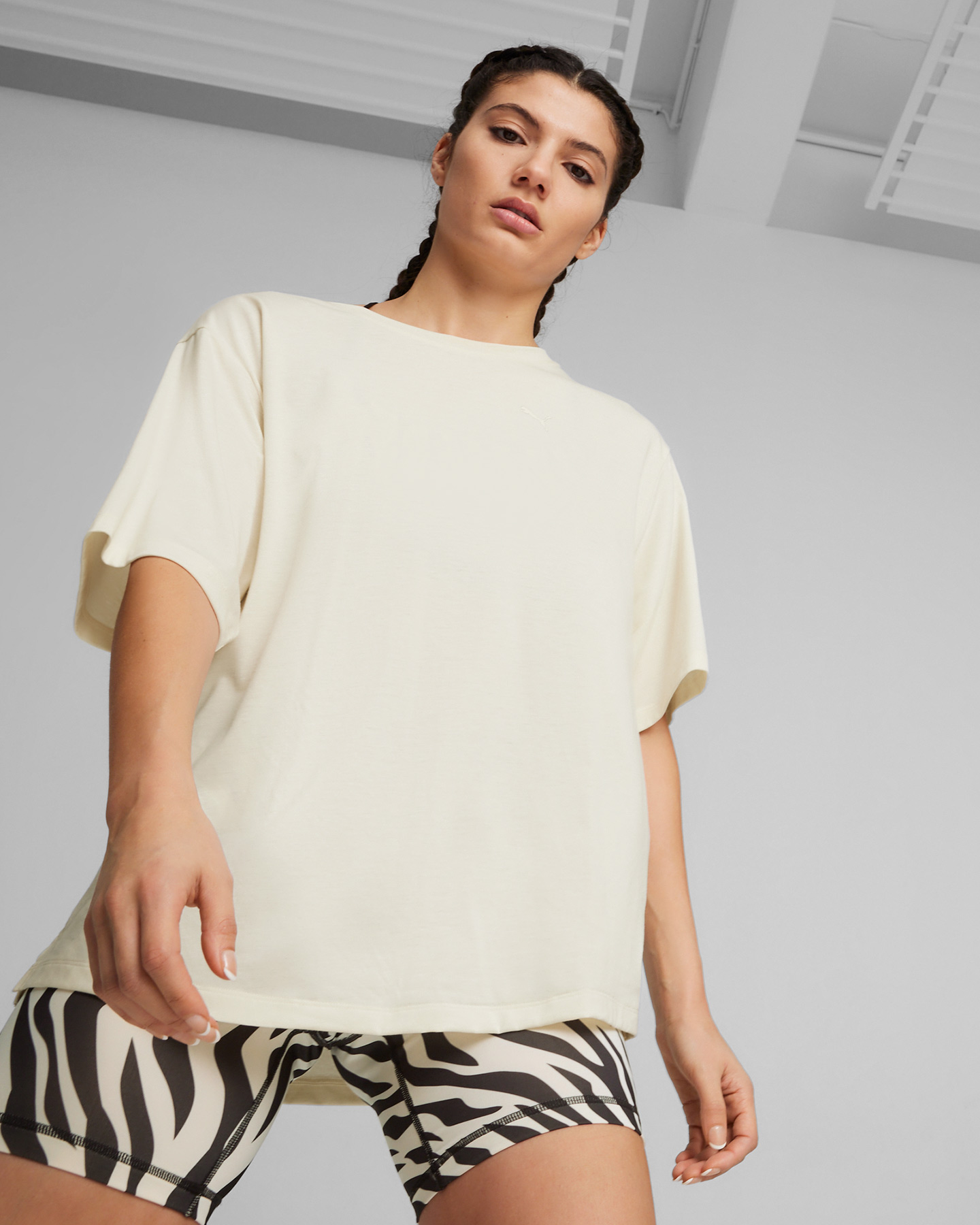 T-shirt training PUMA BOYFRIEND W - Bianco - 2 | Cisalfa Sport
