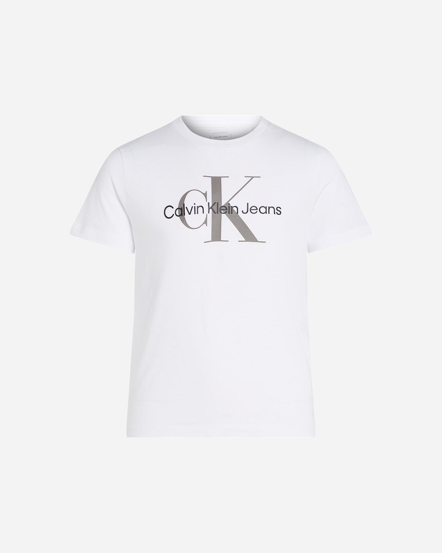 T-shirt CALVIN KLEIN JEANS MONOGRAM JR - Bianco - 0 | Cisalfa Sport