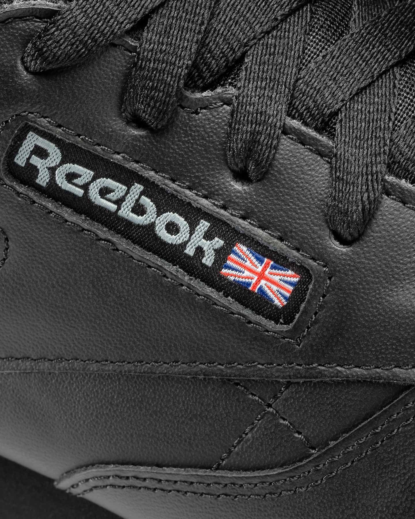 Scarpe sneakers REEBOK CLASSIC LEATHER W - Nero - 3 | Cisalfa Sport