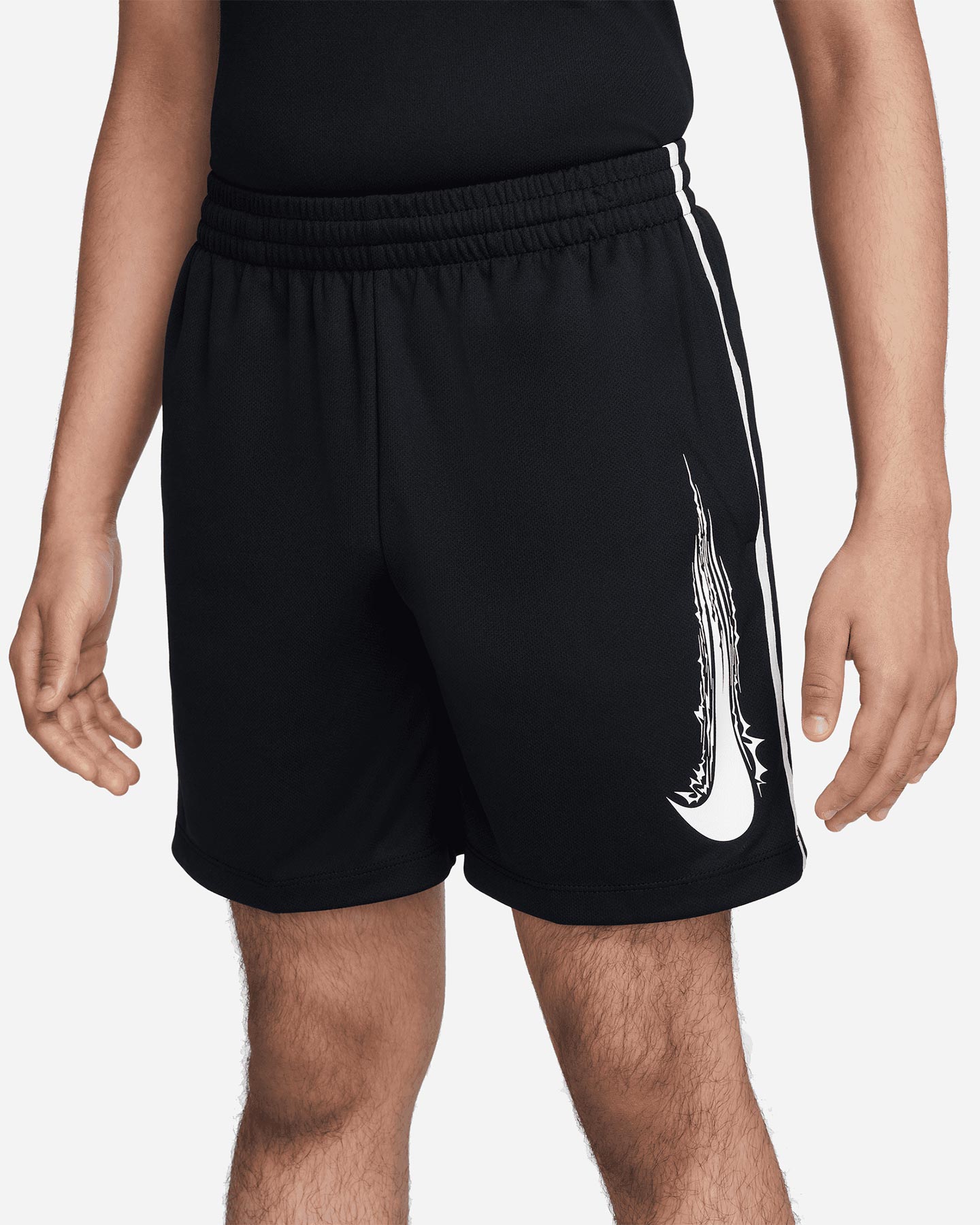 Pantaloncini NIKE DRIFIT SWOOSH JR - Nero - 1 | Cisalfa Sport