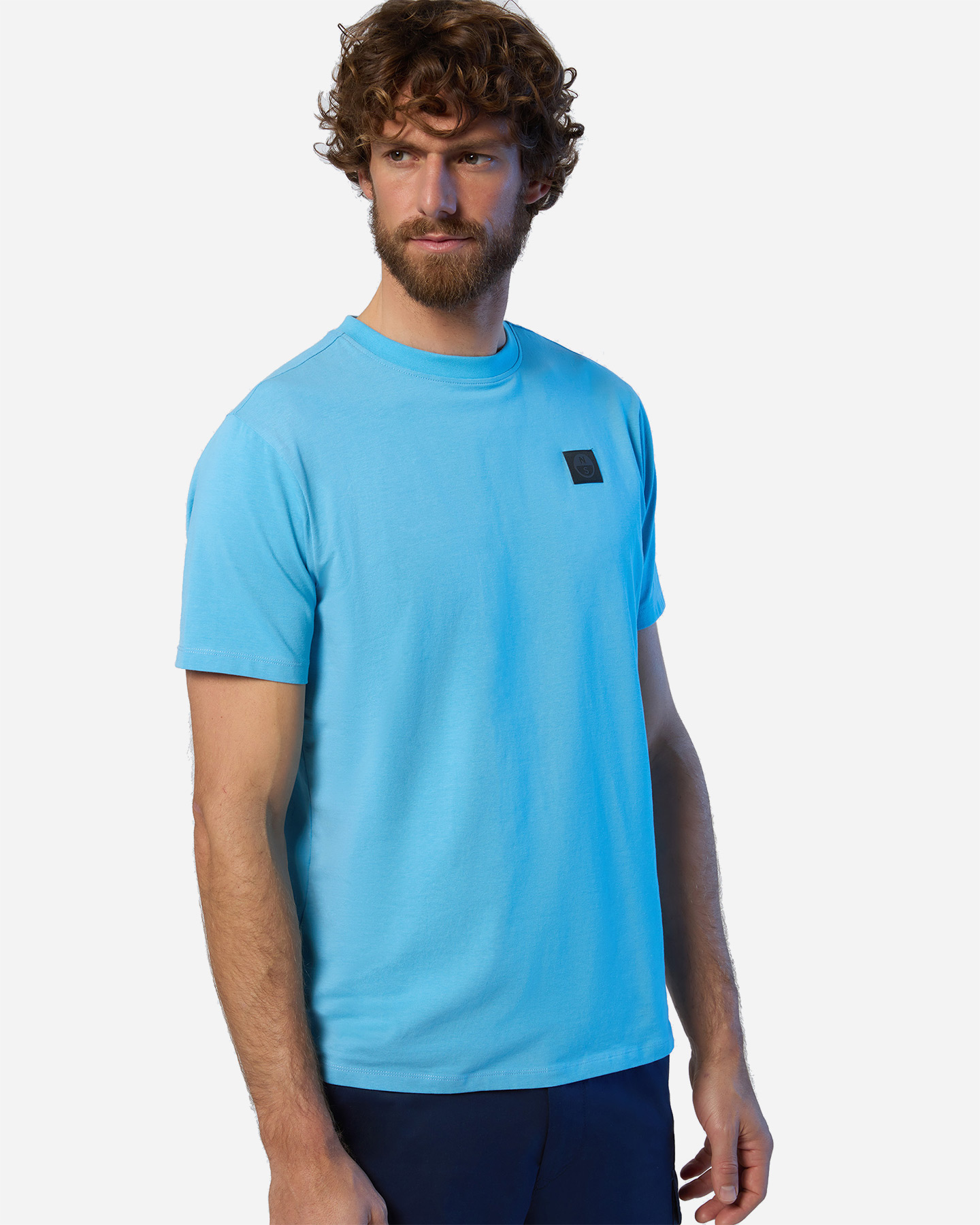 T-shirt NORTH SAILS PATCH TECK M - Azzurro - 2 | Cisalfa Sport