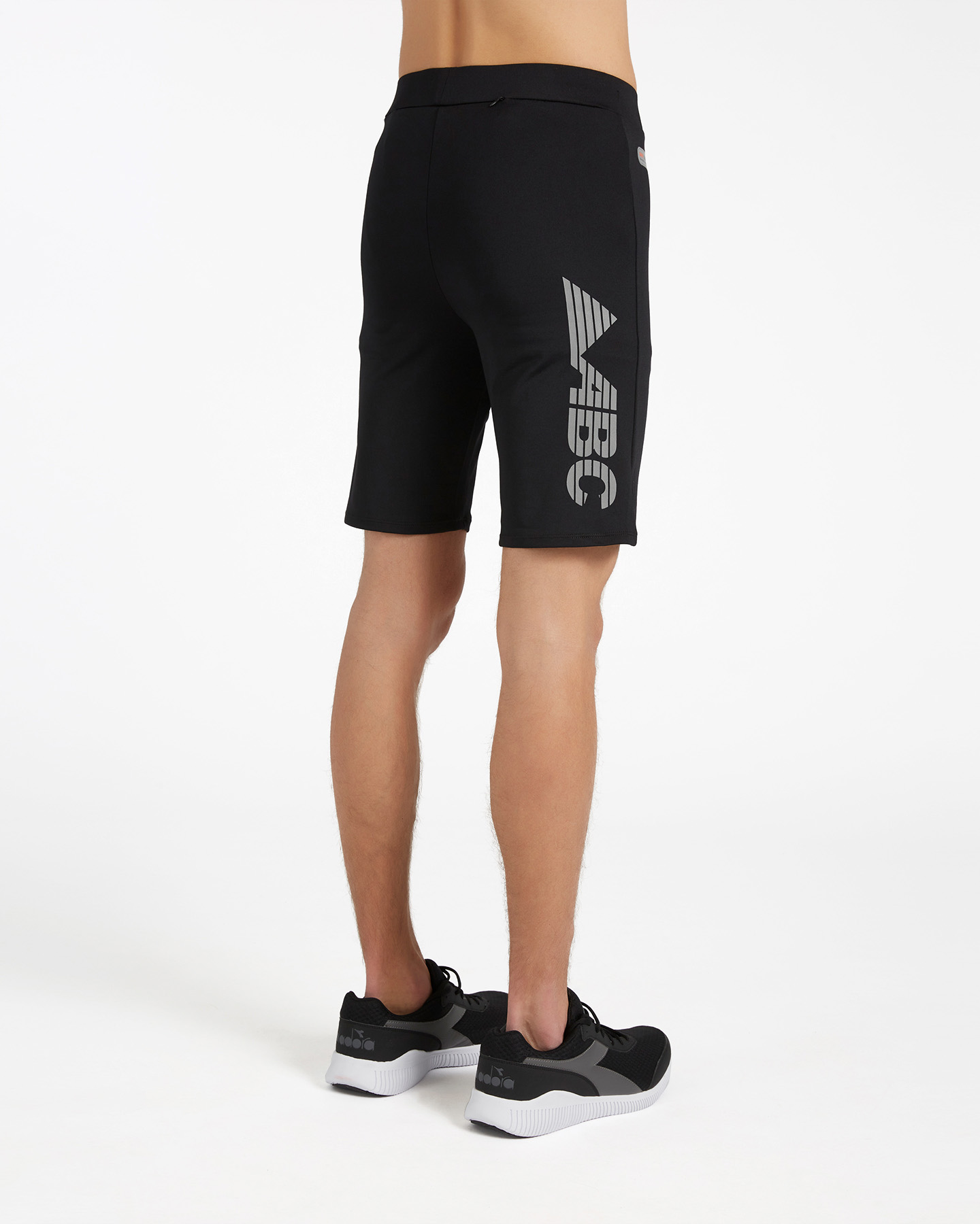 Short running ABC RUN NEW LOGO M - Nero - 1 | Cisalfa Sport