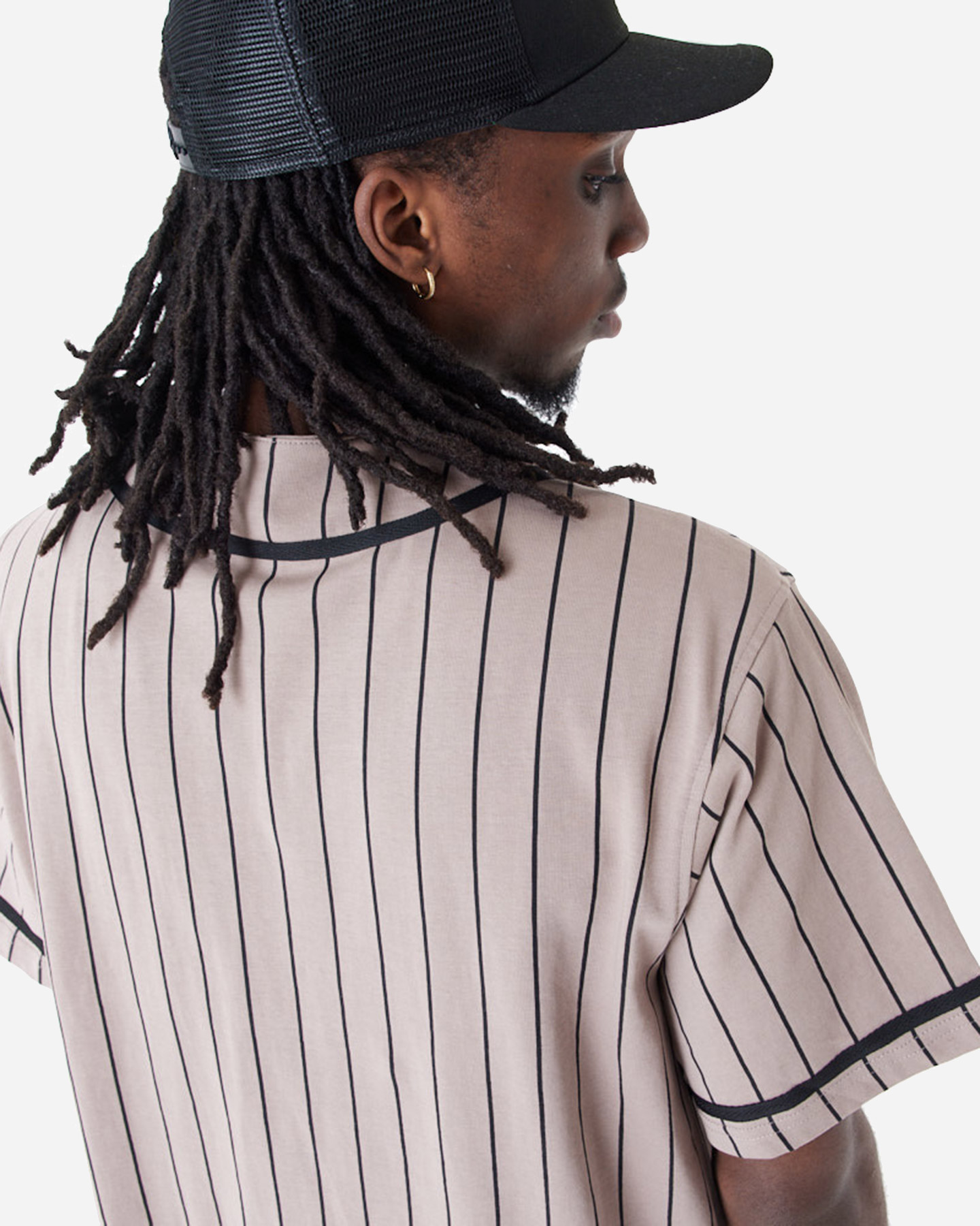 T-shirt NEW ERA BRAND PINSTRIPE M - Beige - 5 | Cisalfa Sport