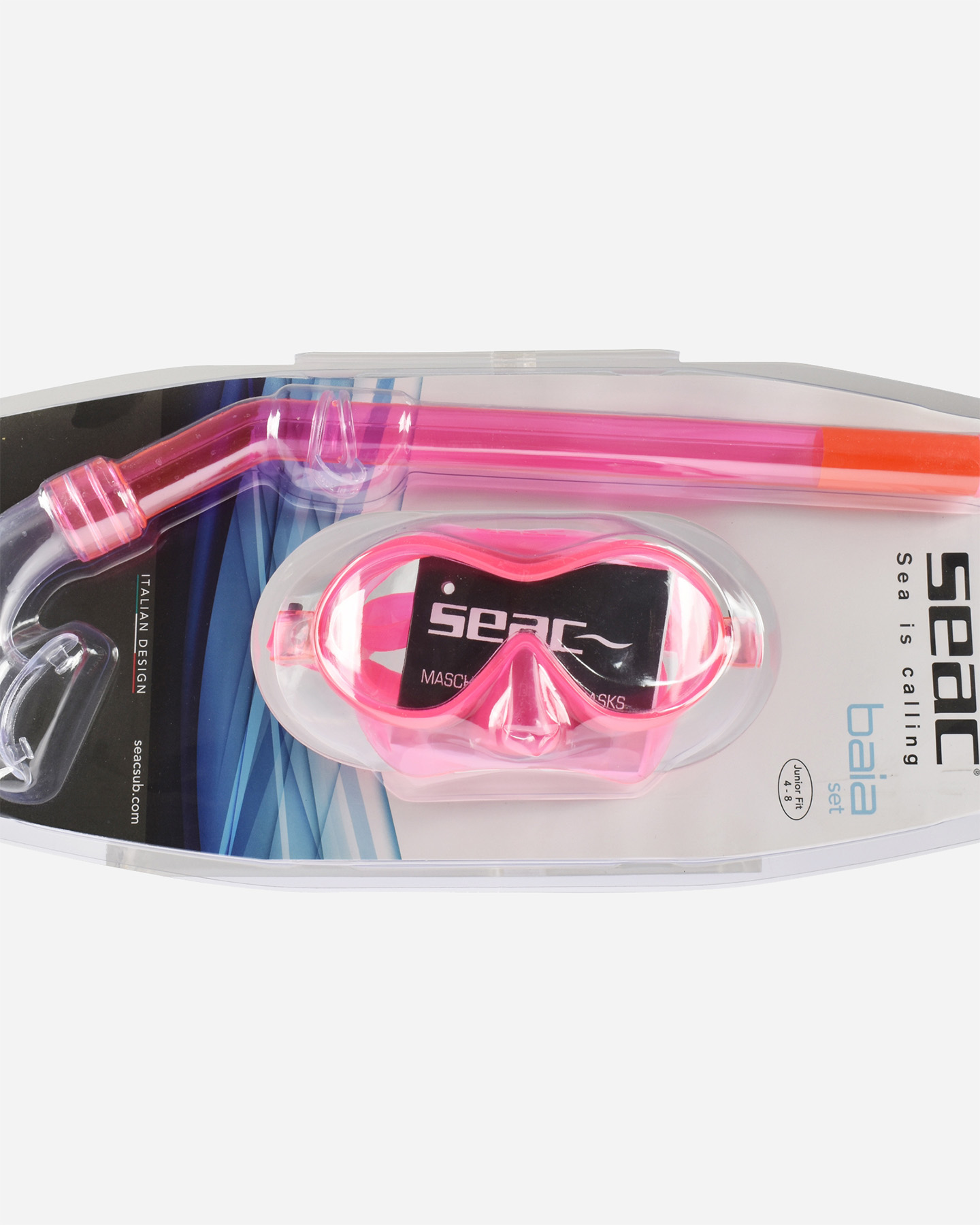 Kit snorkeling SEAC SET BIS BAIA JR - Rosa - 4 | Cisalfa Sport