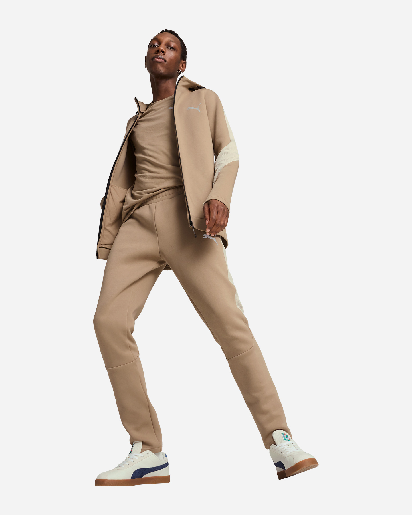 Felpa PUMA EVOSTRIPE M - Beige - 5 | Cisalfa Sport