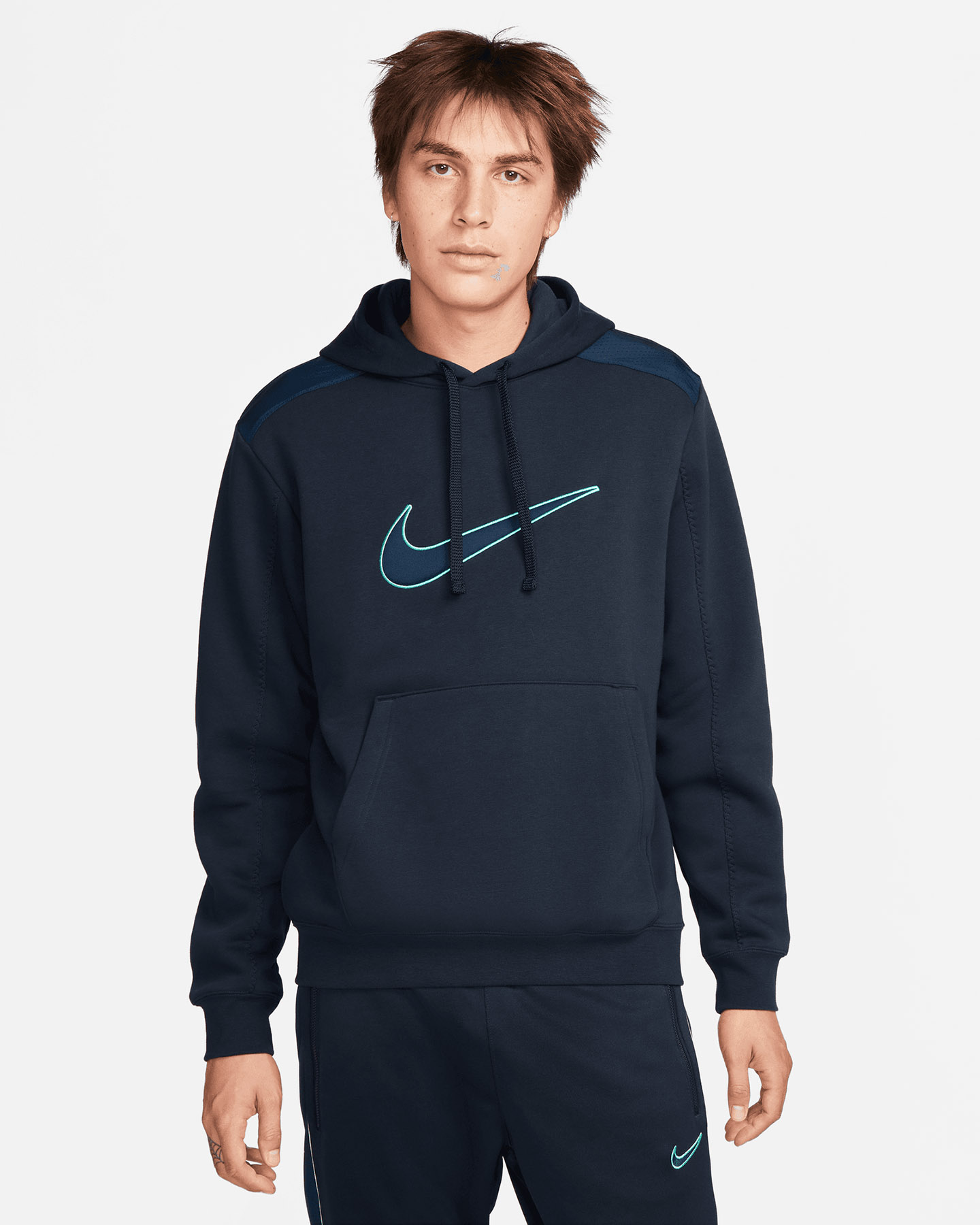 Felpa Nike Swoosh Big Logo M FN0247 072 Cisalfa Sport