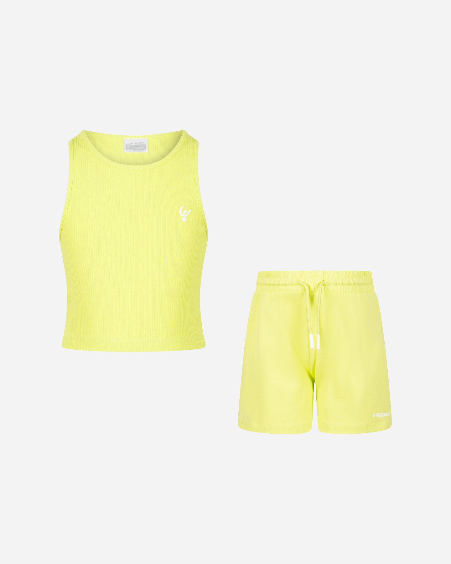 Completo FREDDY TANK CROP+SHORT JR - 0 | Cisalfa Sport