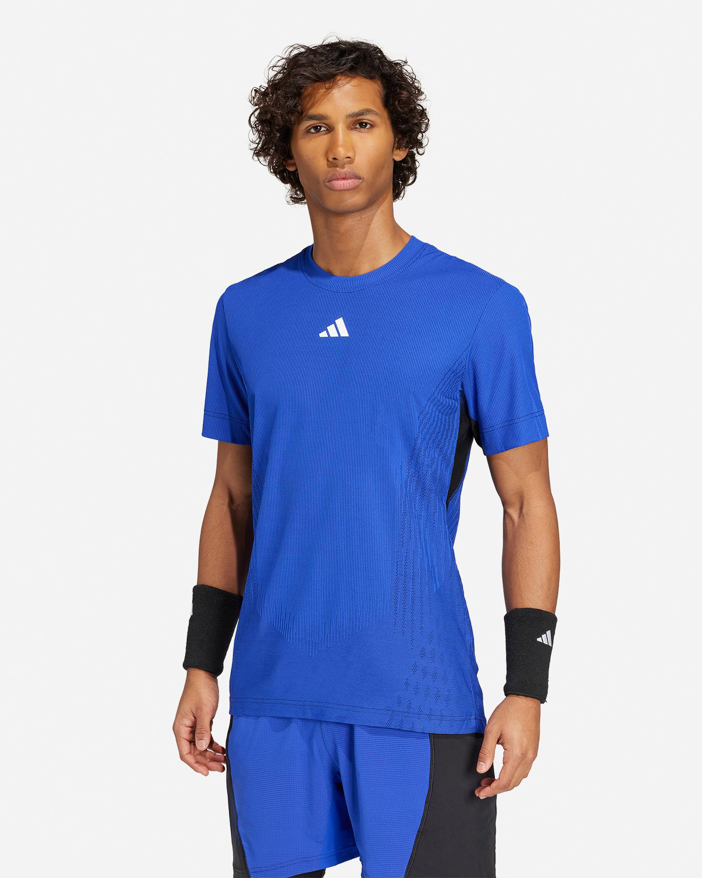 T-shirt tennis ADIDAS US OPEN M - Blu - 1 | Cisalfa Sport
