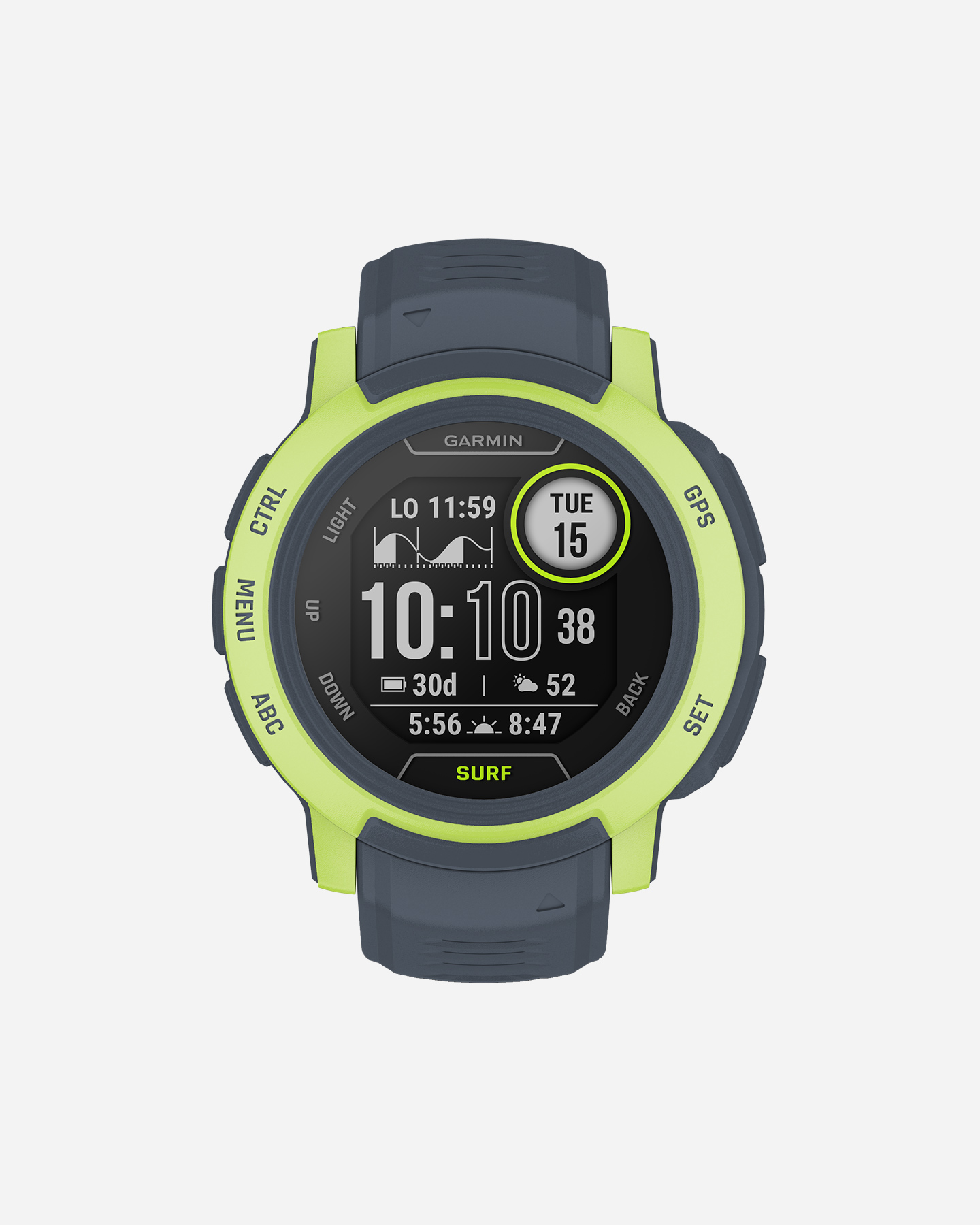 Orologio multifunzione GARMIN INSTINCT 2 SURF EDITION - Giallo - 0 | Cisalfa Sport