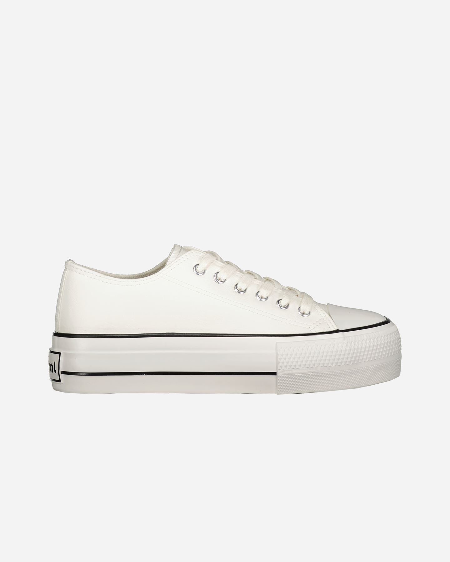 Scarpe sneakers MISTRAL STRIPES PLAT MID 2.0 W - Bianco - 0 | Cisalfa Sport