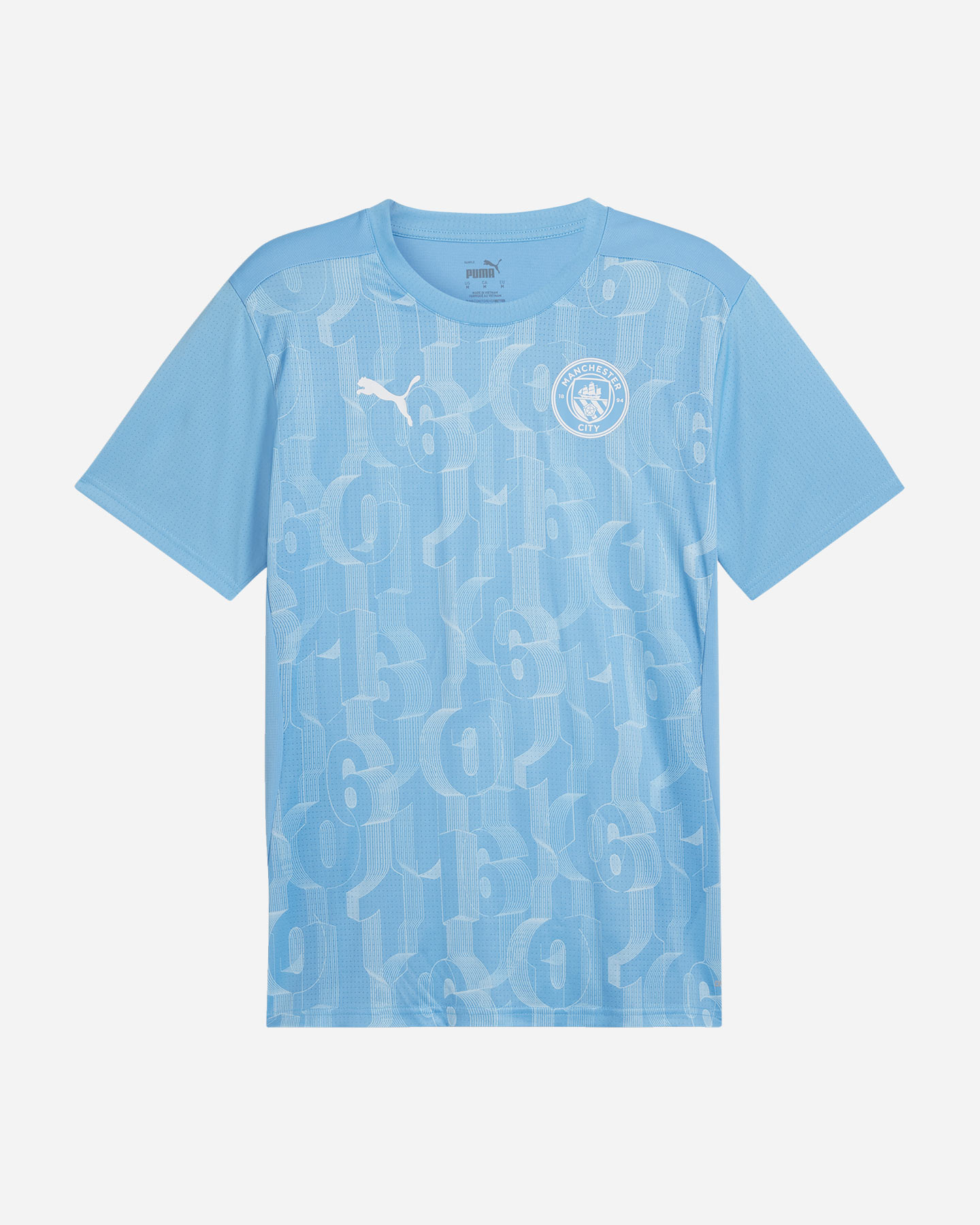 Abbigliamento calcio ufficiale PUMA MANCHESTER CITY PREMATCH 24-25 M - Azzurro - 0 | Cisalfa Sport