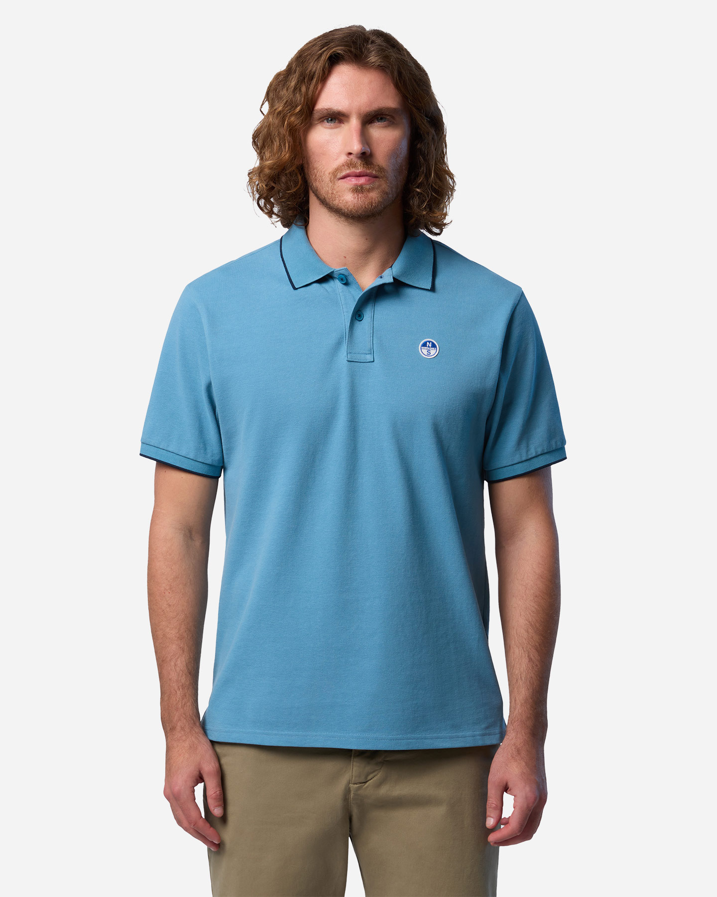 Polo NORTH SAILS PIQUET REGULAR M - Azzurro - 1 | Cisalfa Sport