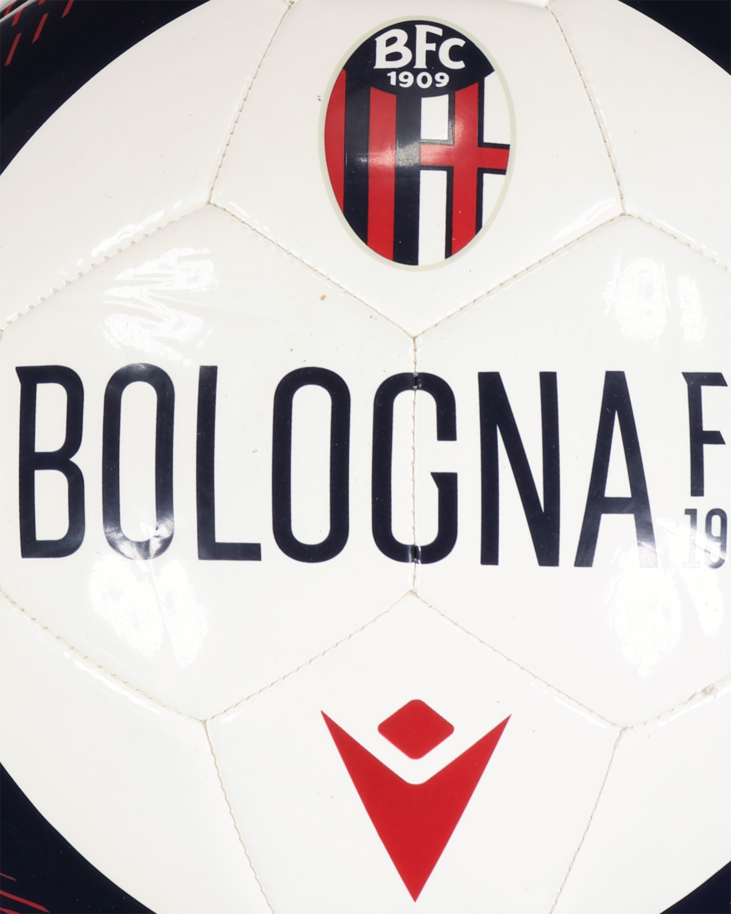 Pallone calcio misura 5 MACRON BOLOGNA SZ.5 - Bianco - 1 | Cisalfa Sport