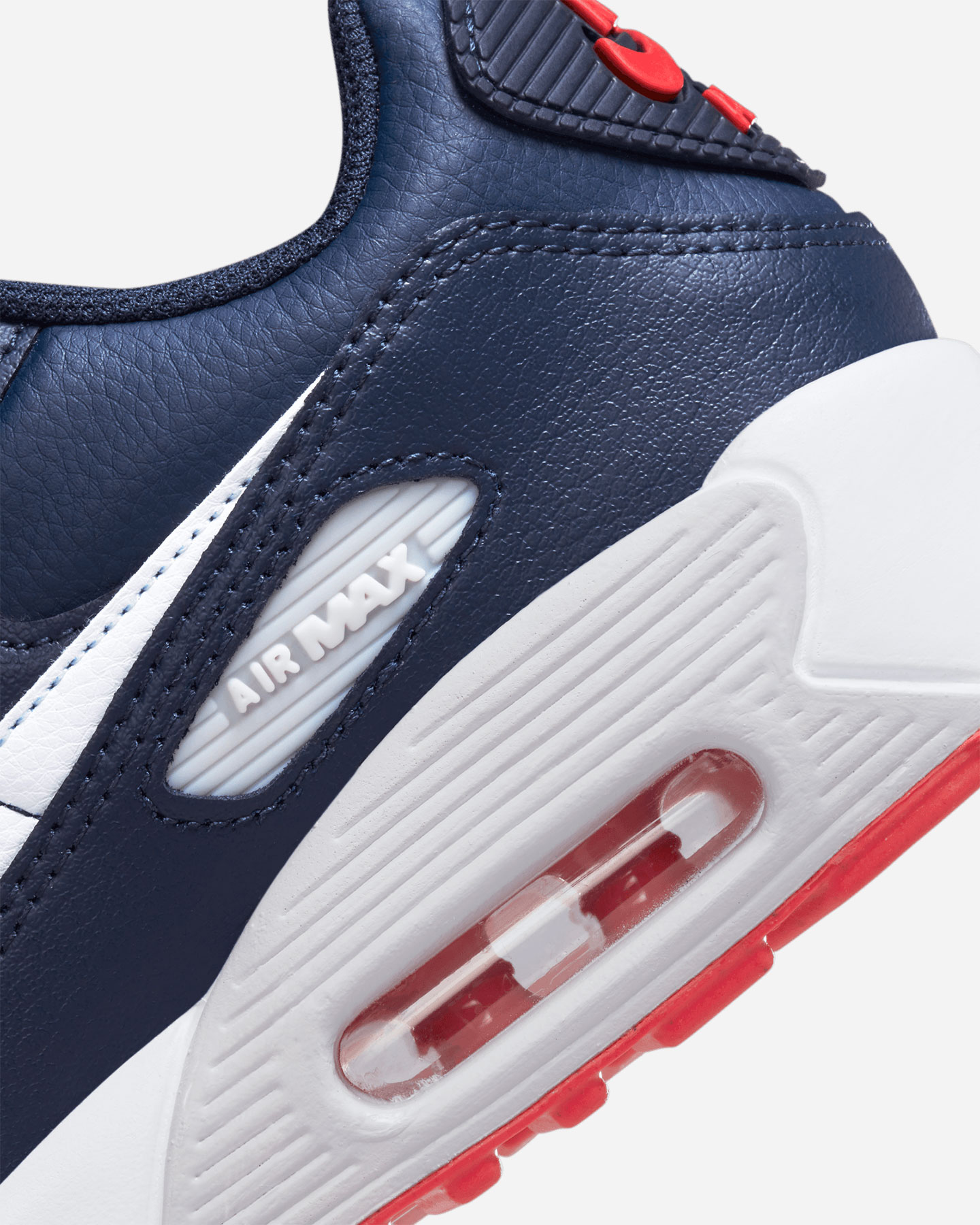 Scarpe sneakers NIKE AIR MAX 90 LTR GS JR - Blu Navy - 5 | Cisalfa Sport