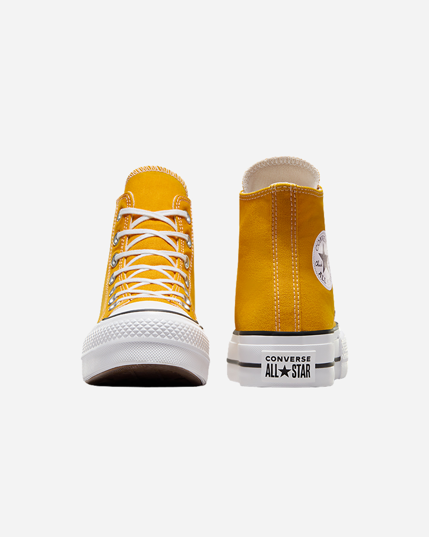 Scarpe sneakers CONVERSE CHUCK TAYLOR ALL STAR LIFT HIGH CANVAS W - Giallo - 3 | Cisalfa Sport