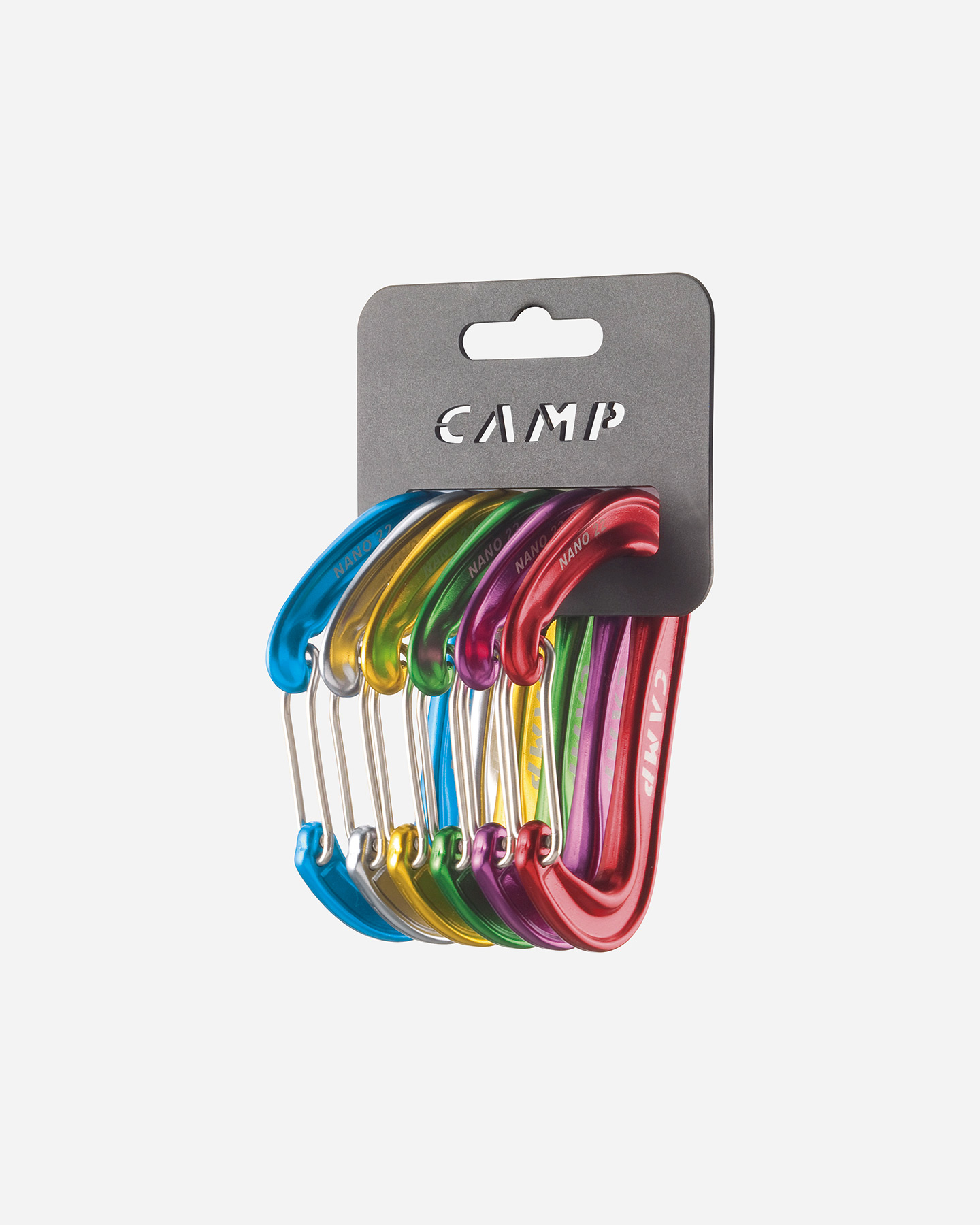 Moschettone CAMP NANO RACK PACK 6PZ - Color mix - 0 | Cisalfa Sport