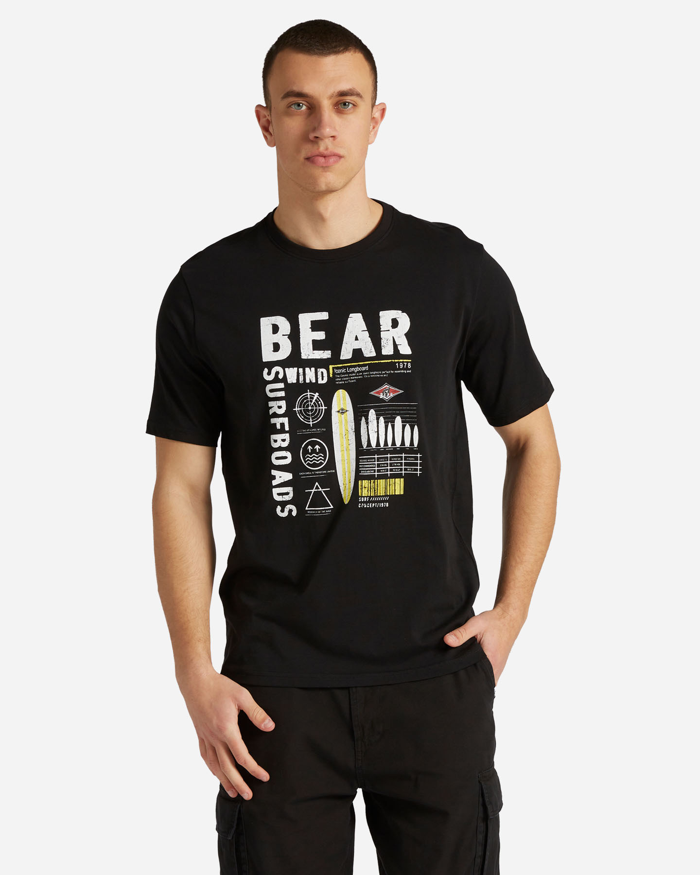 T-shirt BEAR HERITAGE M - Nero - 0 | Cisalfa Sport