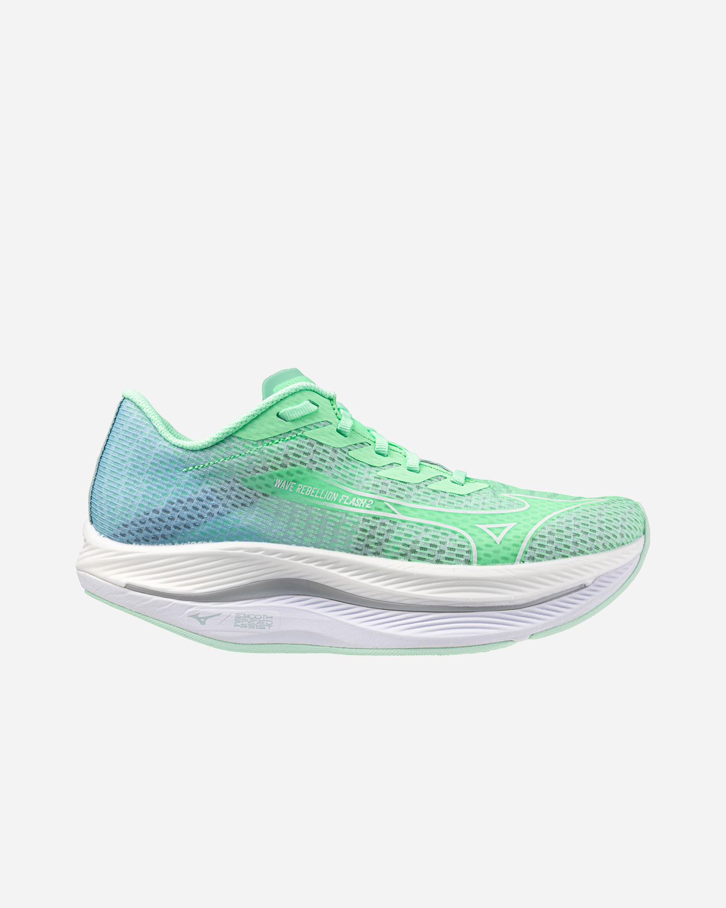 Scarpe running MIZUNO WAVE REBELLION FLASH 2 M - Verde - 0 | Cisalfa Sport