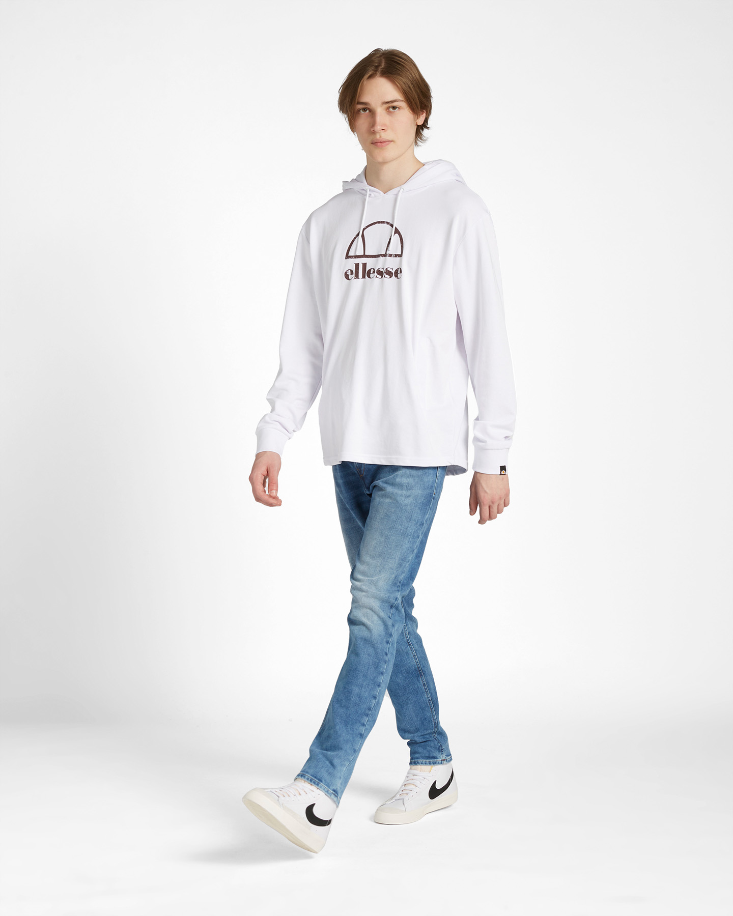 Felpa ELLESSE VINTAGE M - Bianco - 3 | Cisalfa Sport