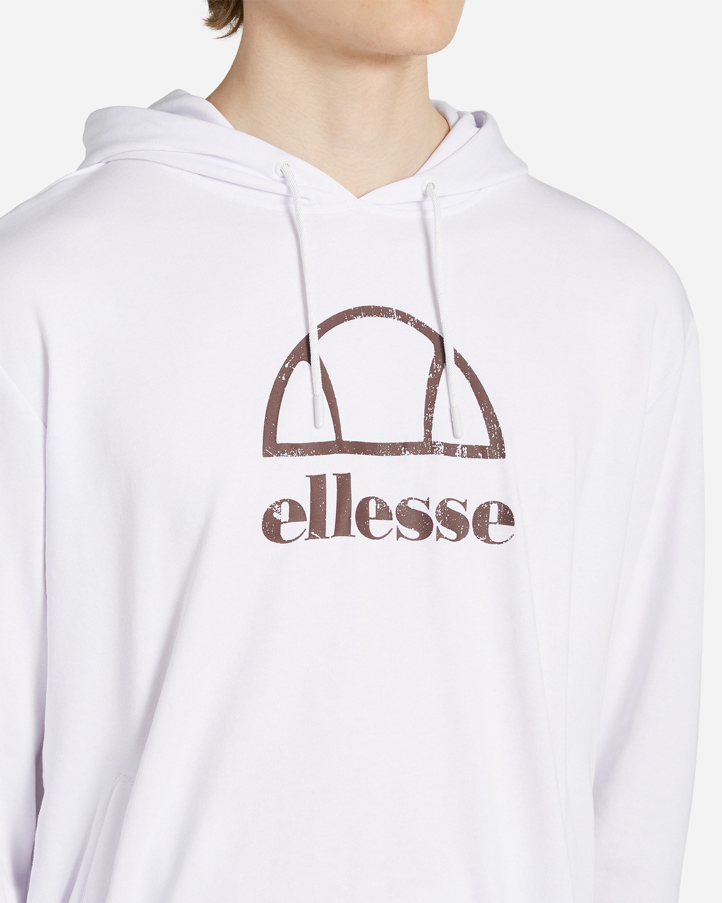 Felpa ELLESSE VINTAGE M - Bianco - 4 | Cisalfa Sport