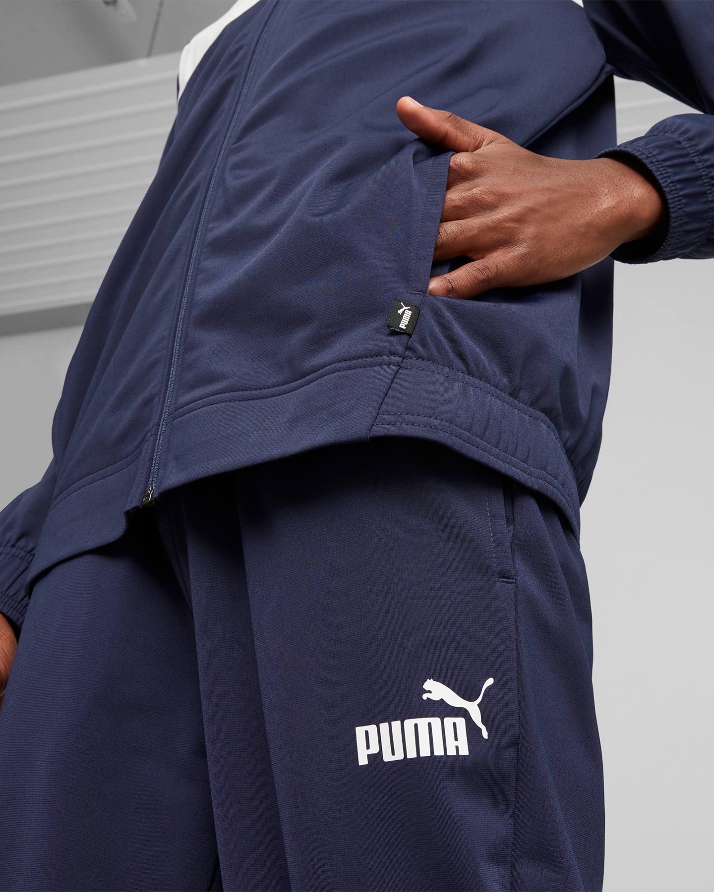 Tuta PUMA COLOR BLOCK M - Blu - 5 | Cisalfa Sport