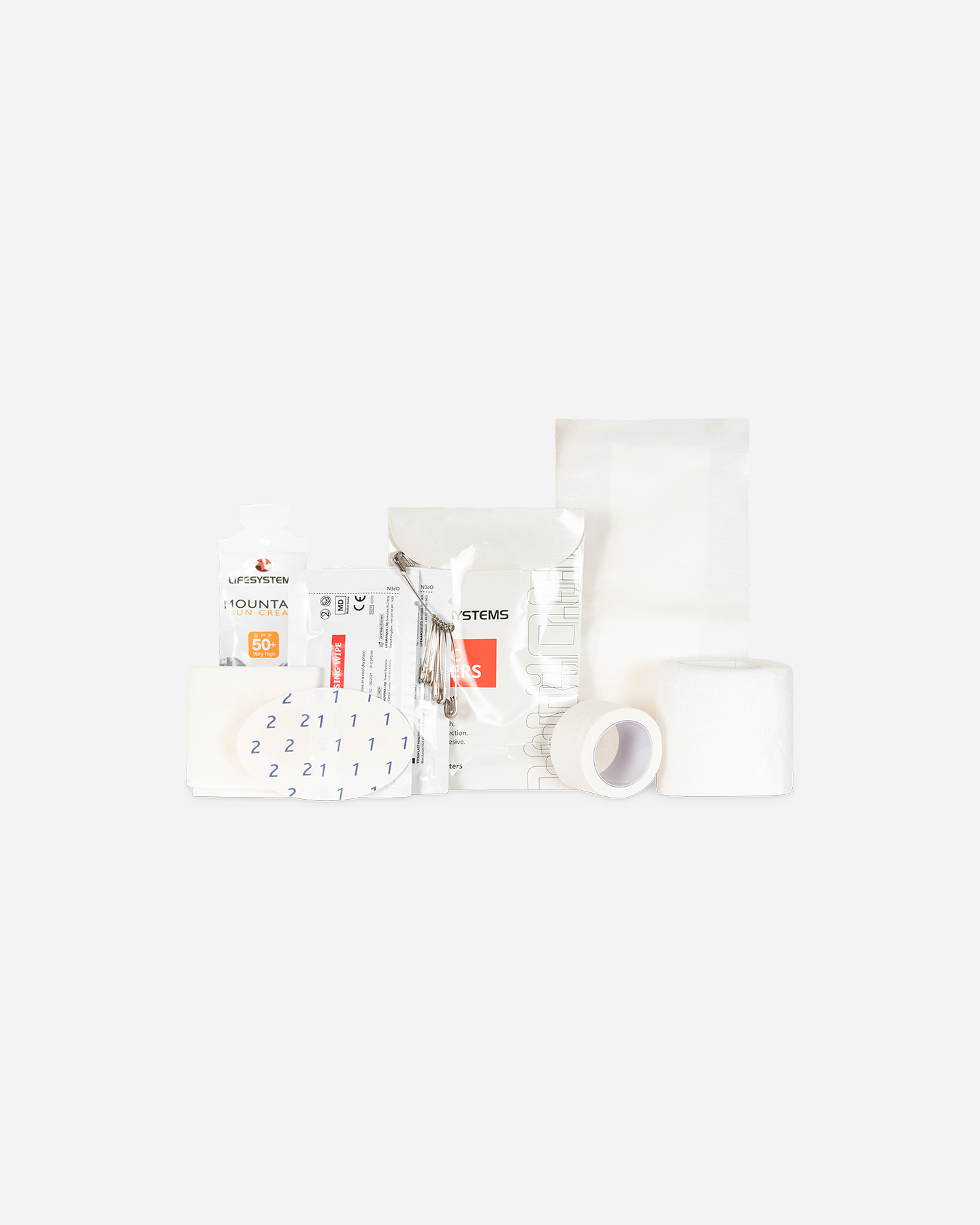 Accessorio outdoor LIFESYSTEM KIT PRIMO SOCCORSO LIGHT & DRY NANO 200 - Rosso - 1 | Cisalfa Sport