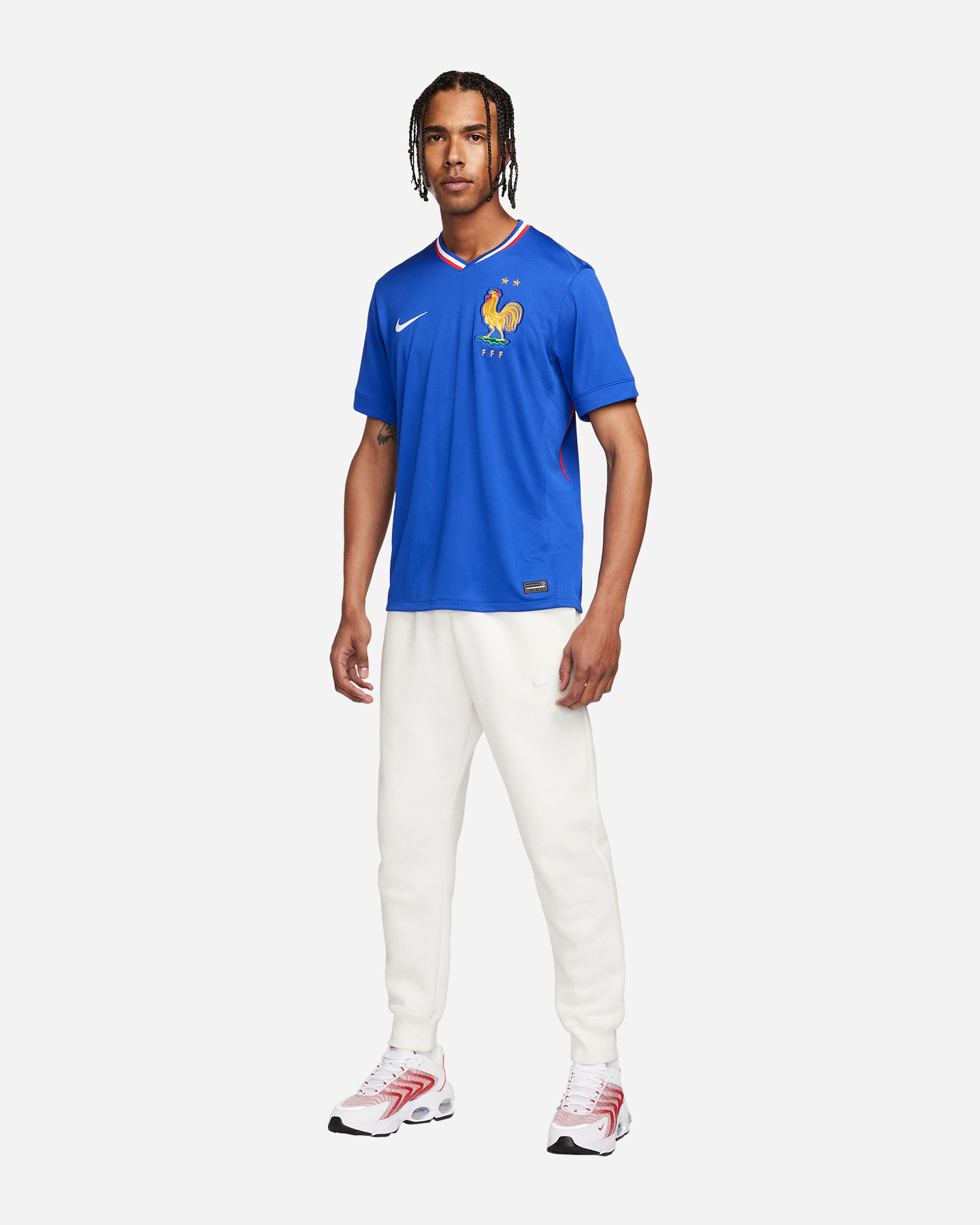 Maglia calcio ufficiale NIKE DRI FIT FRANCIA HOME 23-24 M - Blu - 6 | Cisalfa Sport