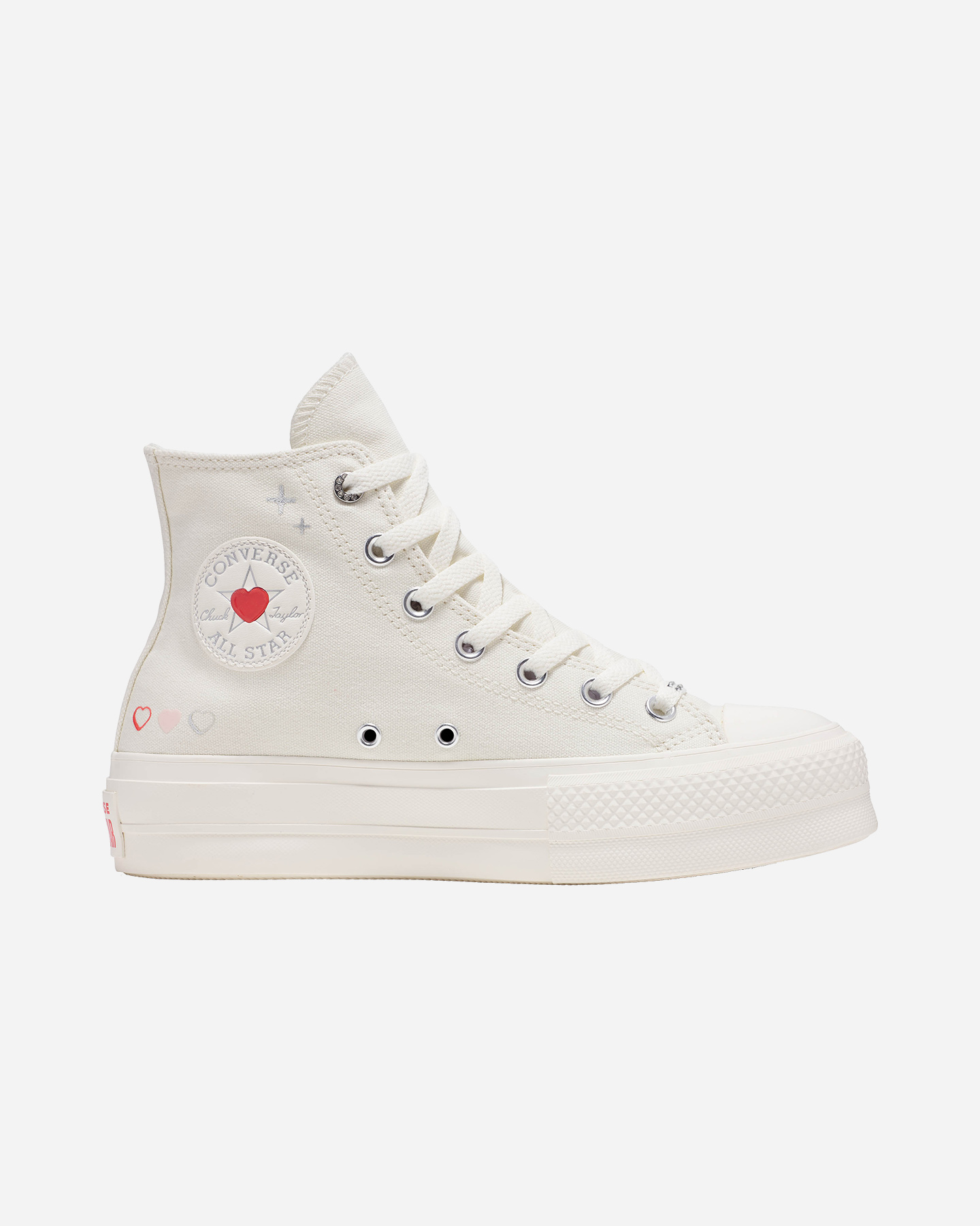 Scarpe sneakers CONVERSE CHUCK TAYLOR ALL STAR LIFT HIGH CANVAS W - Beige - 0 | Cisalfa Sport