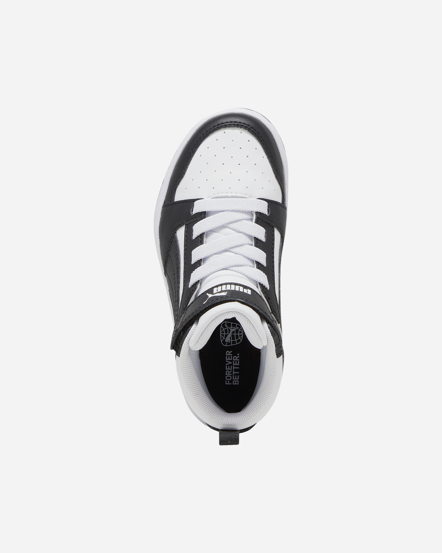Scarpe sneakers PUMA REBOUND V6 MID JR - Bianco - 3 | Cisalfa Sport