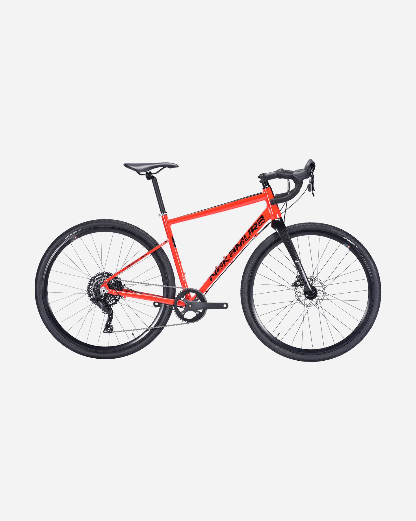 Mountain bike NAKAMURA CENTURY 170 GRAVEL - Rosso - 0 | Cisalfa Sport