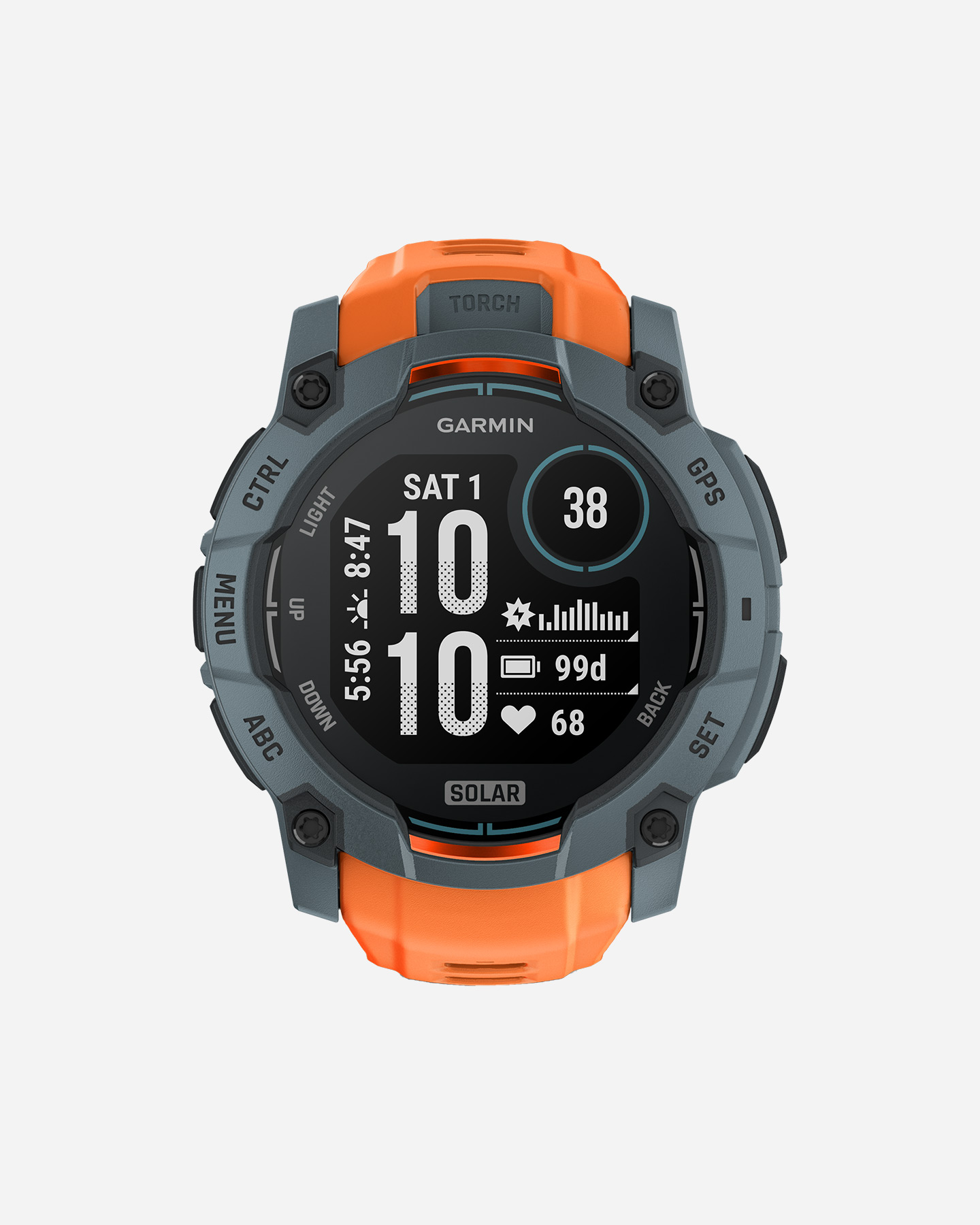 Orologio multifunzione GARMIN INSTINCT 3 50MM SOLAR - Arancione - 0 | Cisalfa Sport