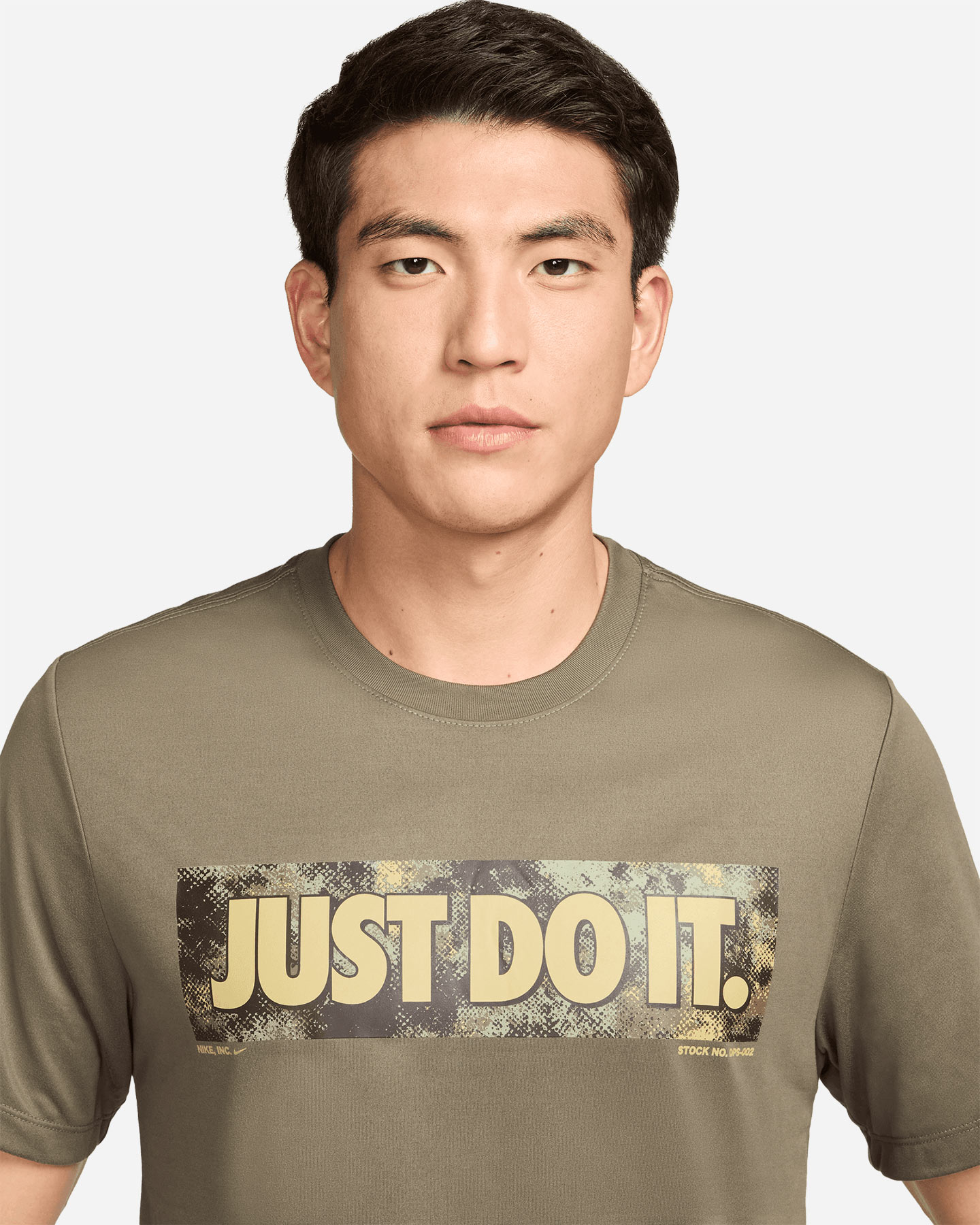 T-shirt training NIKE DRI FIT JUST DO IT M - Verde - 2 | Cisalfa Sport