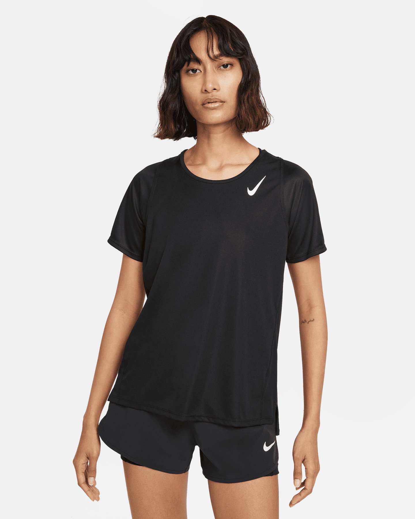 T-shirt running NIKE DRI-FIT RACE W - 0 | Cisalfa Sport