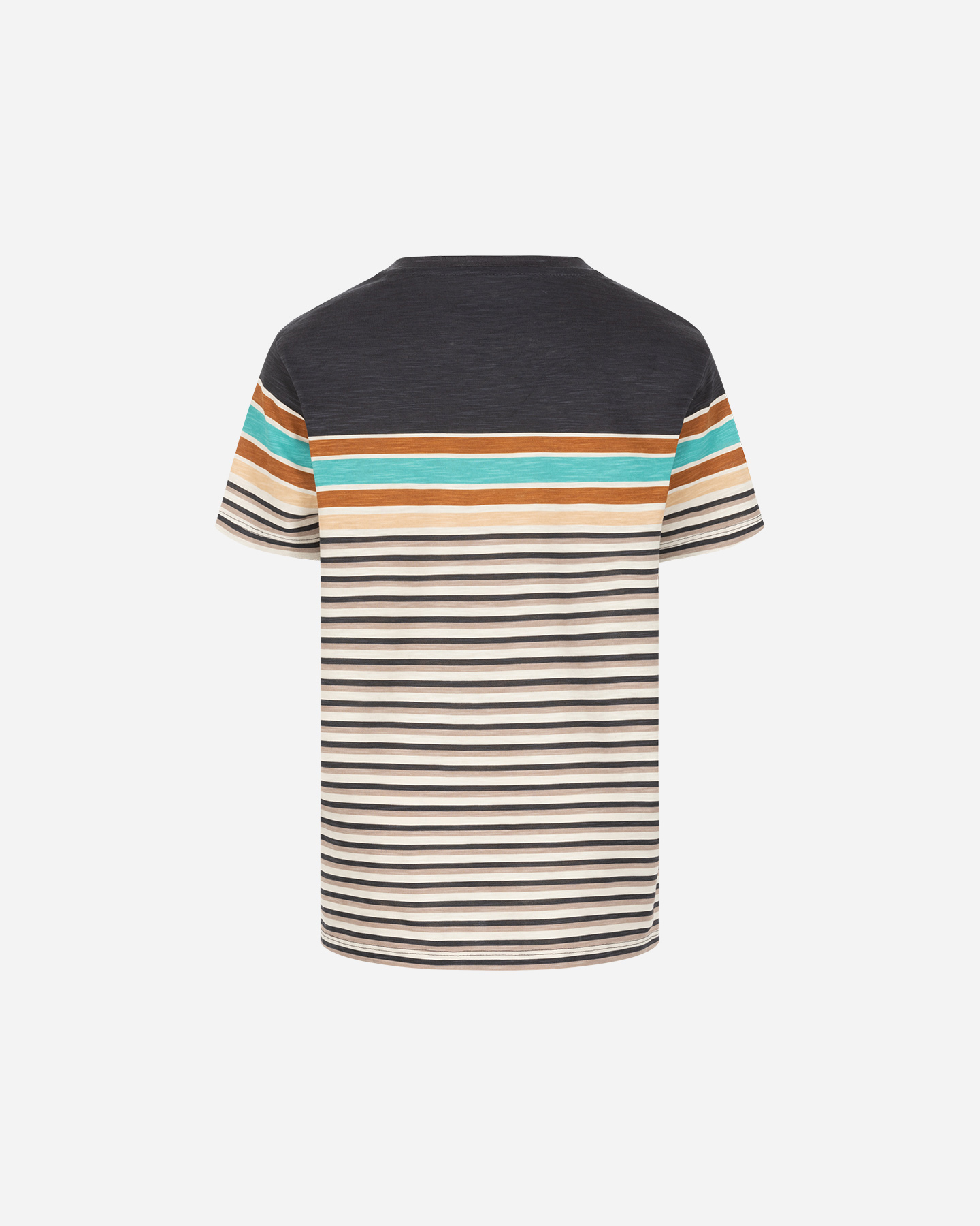 T-shirt MISTRAL CRAZY STRIPES JR - Marrone - 1 | Cisalfa Sport
