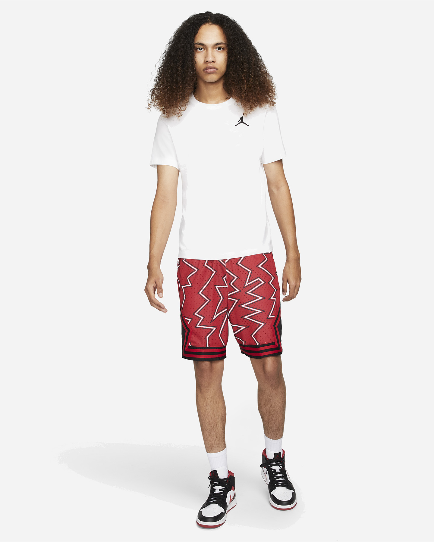 Pantaloncini basket NIKE JORDAN SPORT DIAMOND AOP M - 5 | Cisalfa Sport