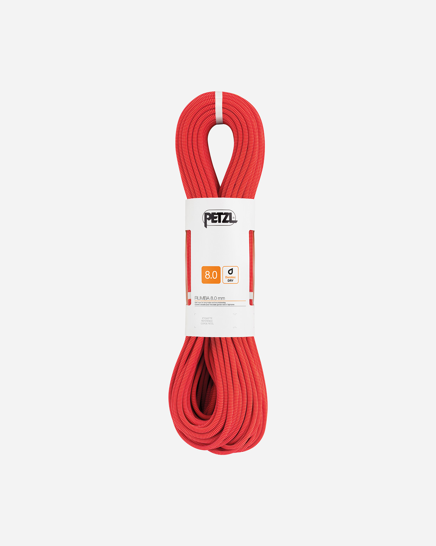 Corda PETZL RUMBA 8MM 60M - Rosso - 0 | Cisalfa Sport