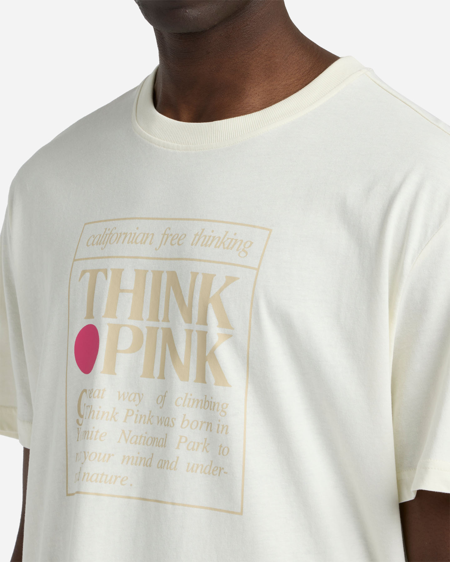 T-shirt THINK PINK BIG LOGO M - Bianco - 4 | Cisalfa Sport