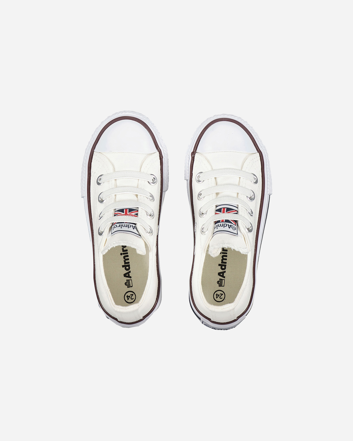 Scarpe sneakers ADMIRAL CANVAS JR - Bianco - 3 | Cisalfa Sport