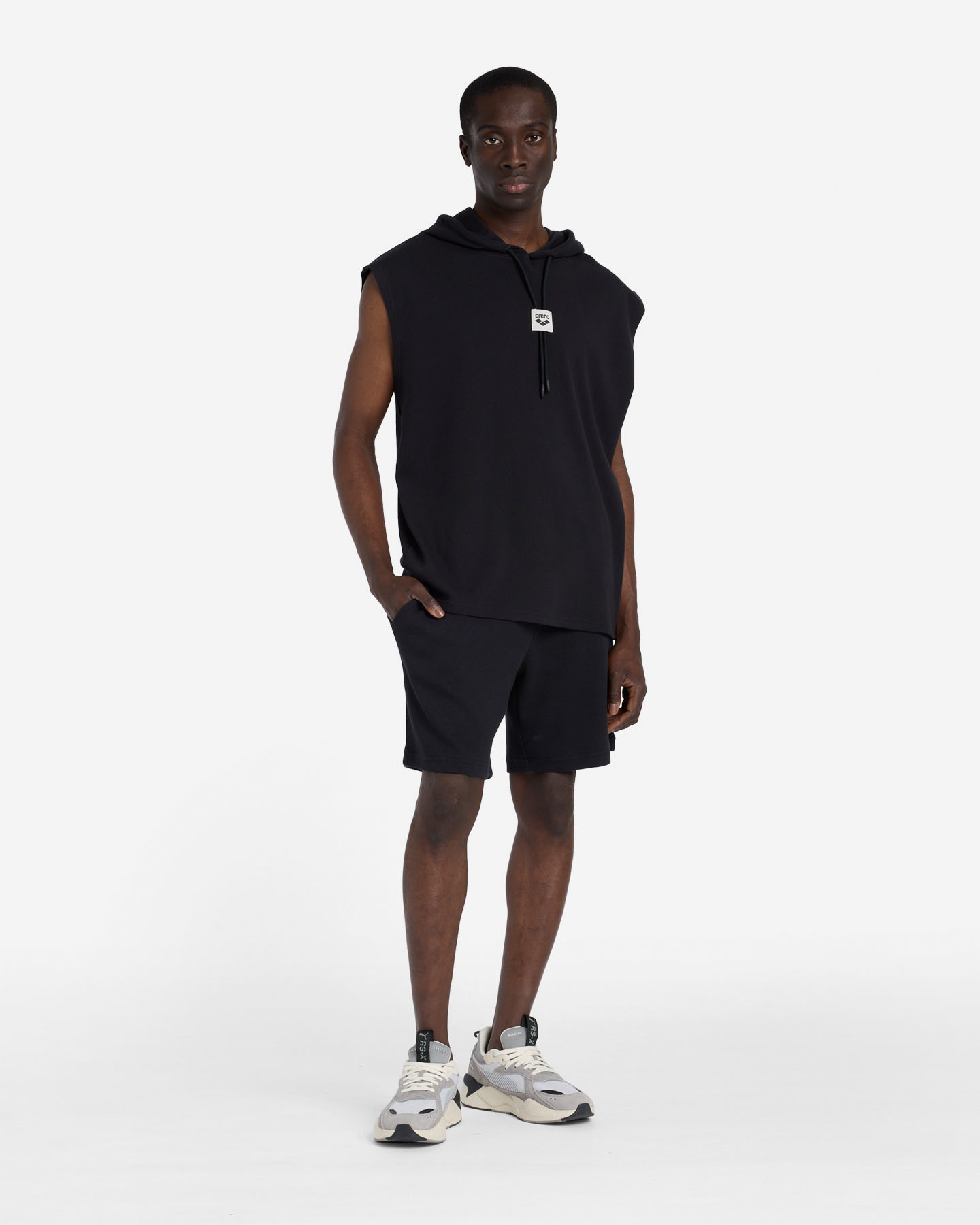 Felpa ARENA ATHLETIC ESSENTIAL M - Nero - 2 | Cisalfa Sport