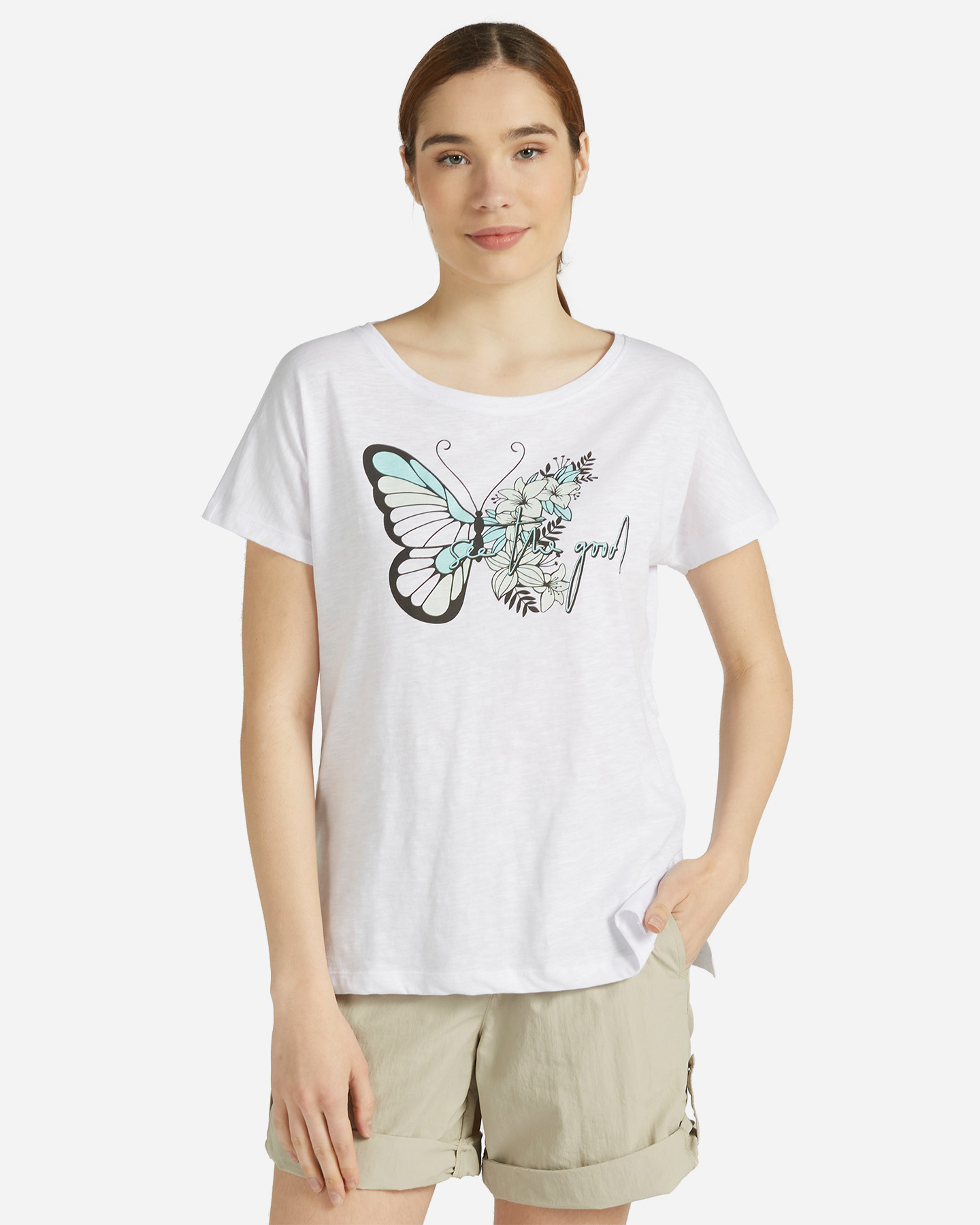 T-shirt 8848 MOUNTAIN ESSENTIAL W - Bianco - 0 | Cisalfa Sport