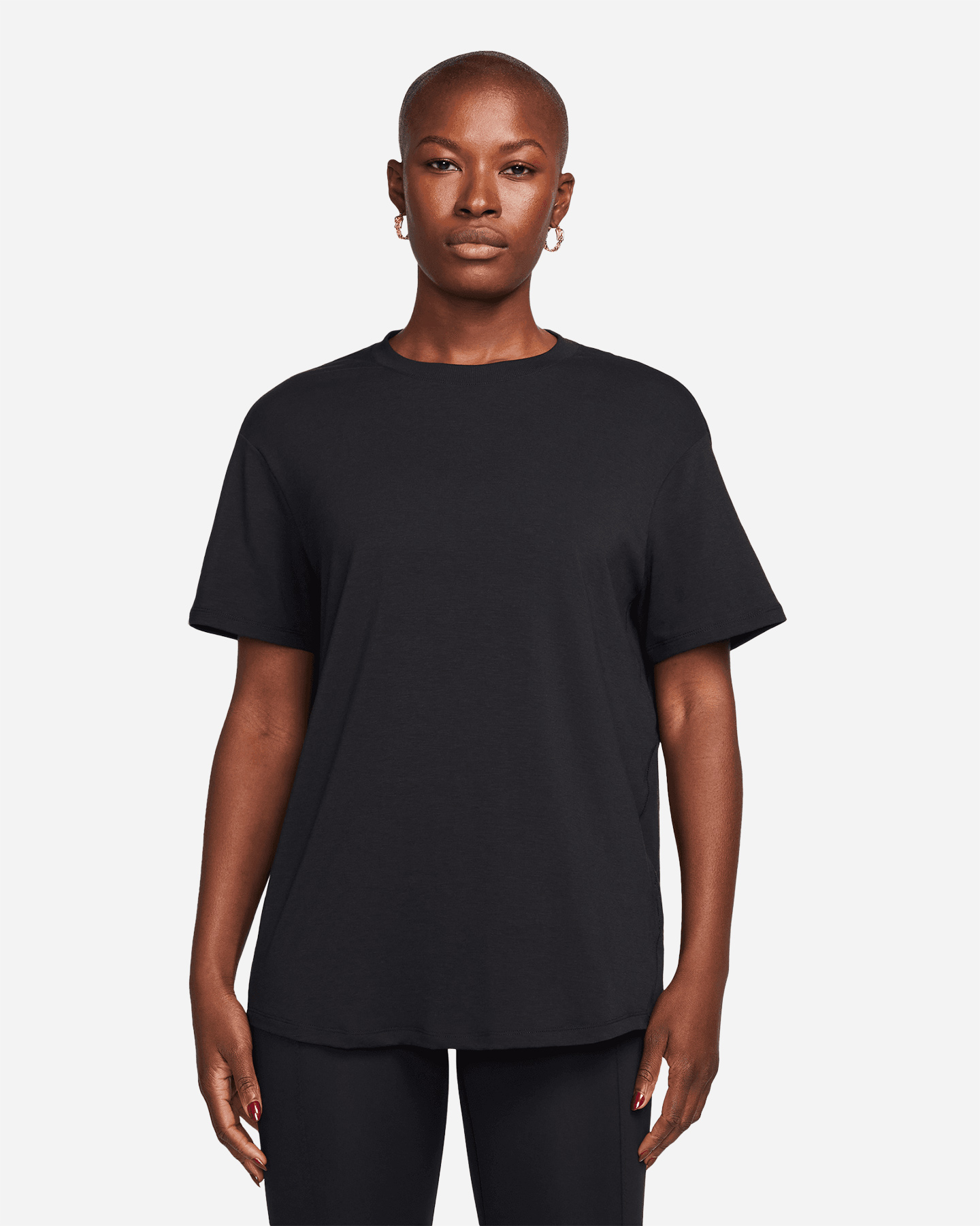 T-shirt training NIKE DRI FIT SMALL LOGO W - Nero - 0 | Cisalfa Sport