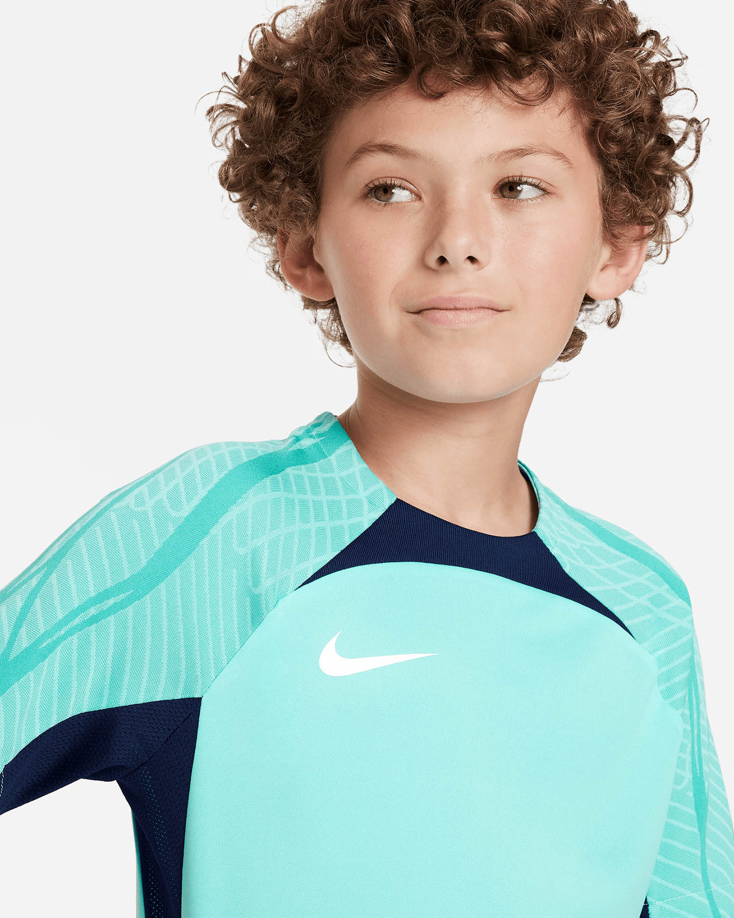 Maglia calcio NIKE STRIKE HYPER JR - Azzurro - 3 | Cisalfa Sport