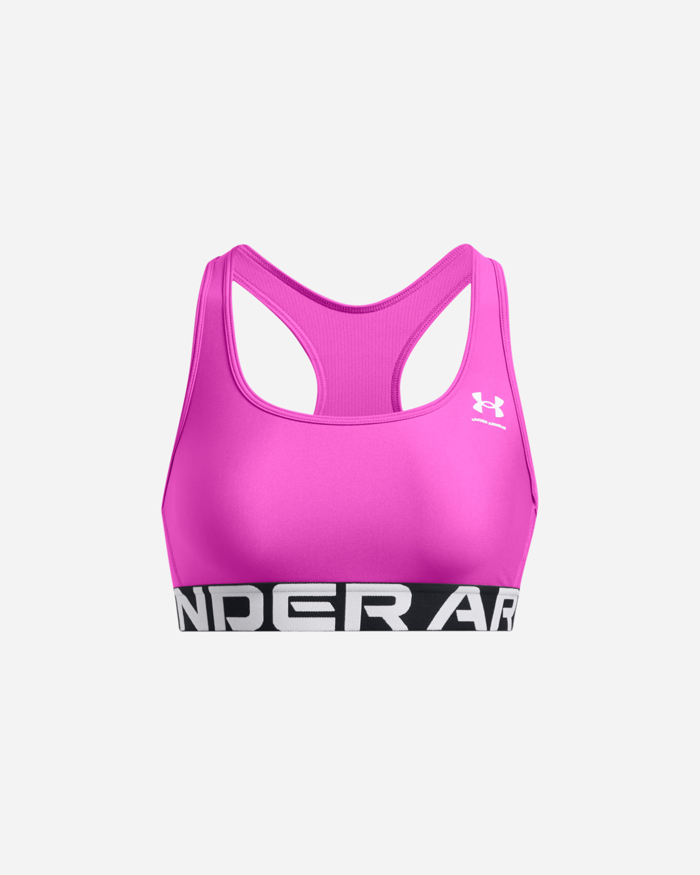 Bra training UNDER ARMOUR HEATGEAR MID BRANDED W - Fucsia - 0 | Cisalfa Sport