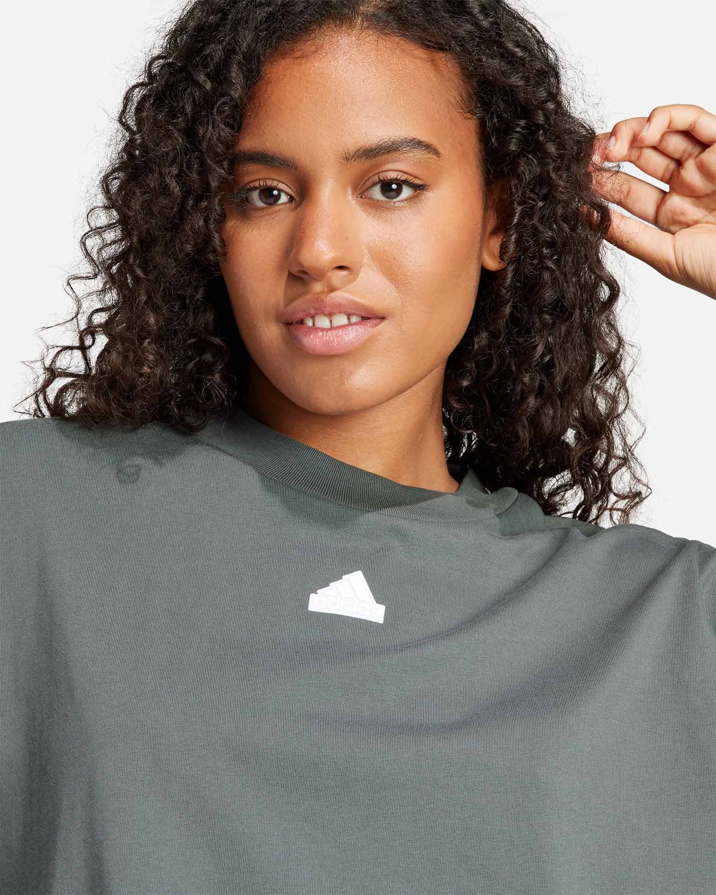 T-shirt ADIDAS 3STRIPES W - Verde - 4 | Cisalfa Sport