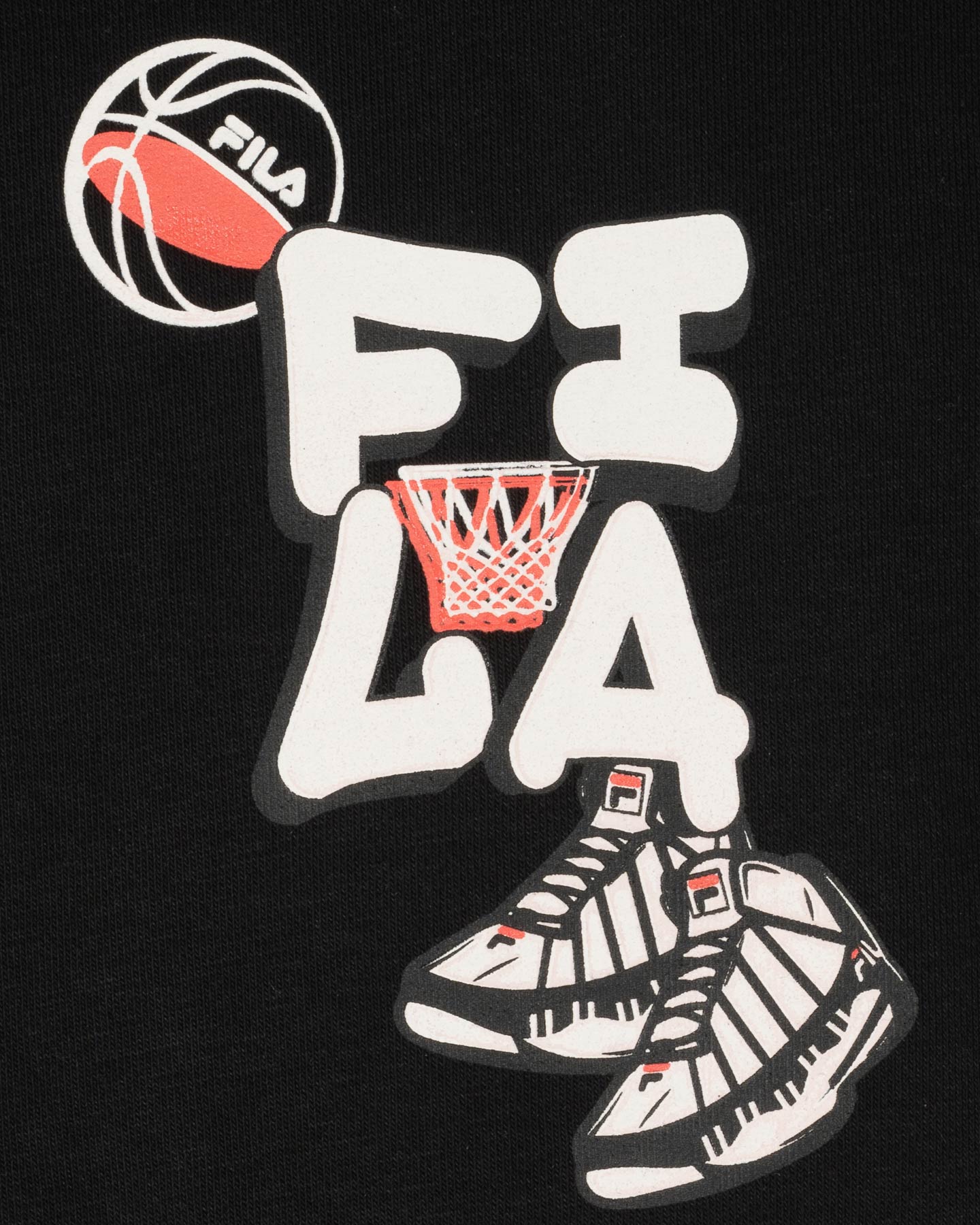 Felpa FILA CONTEMPORARY STREET STYLE JR - Nero - 2 | Cisalfa Sport