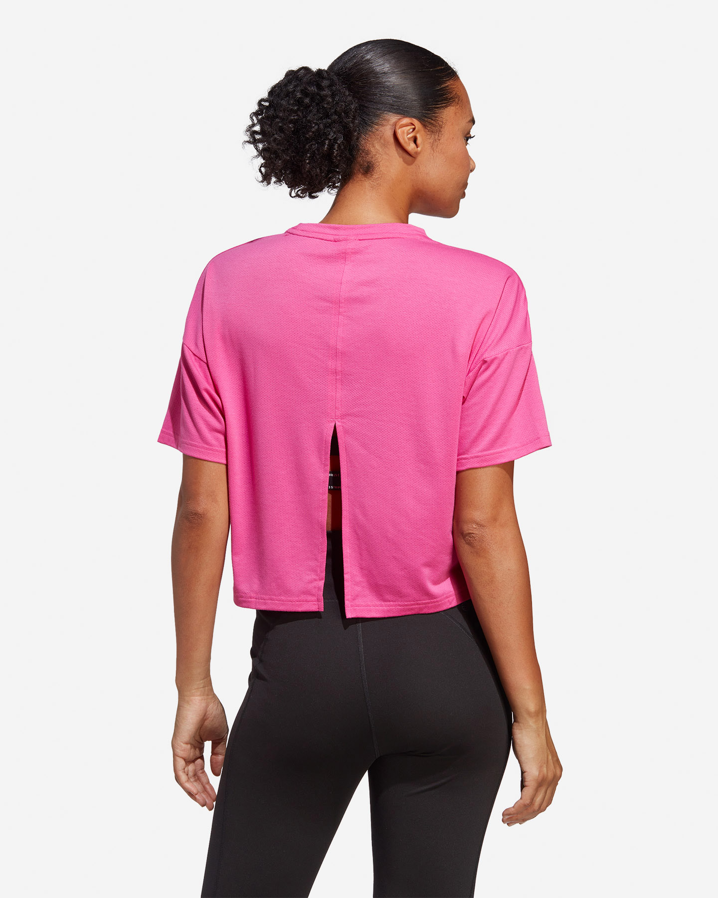 T-shirt training ADIDAS LOGO 3BAR W - Fucsia - 2 | Cisalfa Sport
