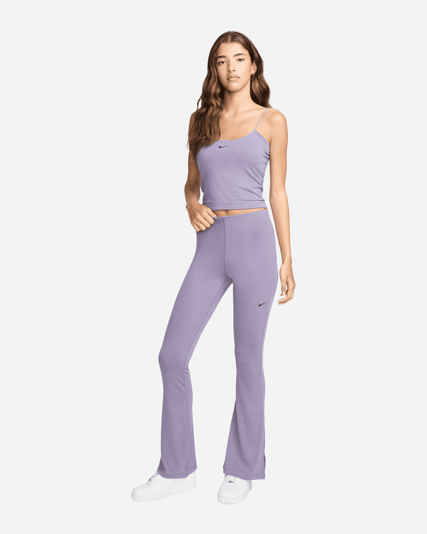 Leggings NIKE FLARED W - Viola - 2 | Cisalfa Sport
