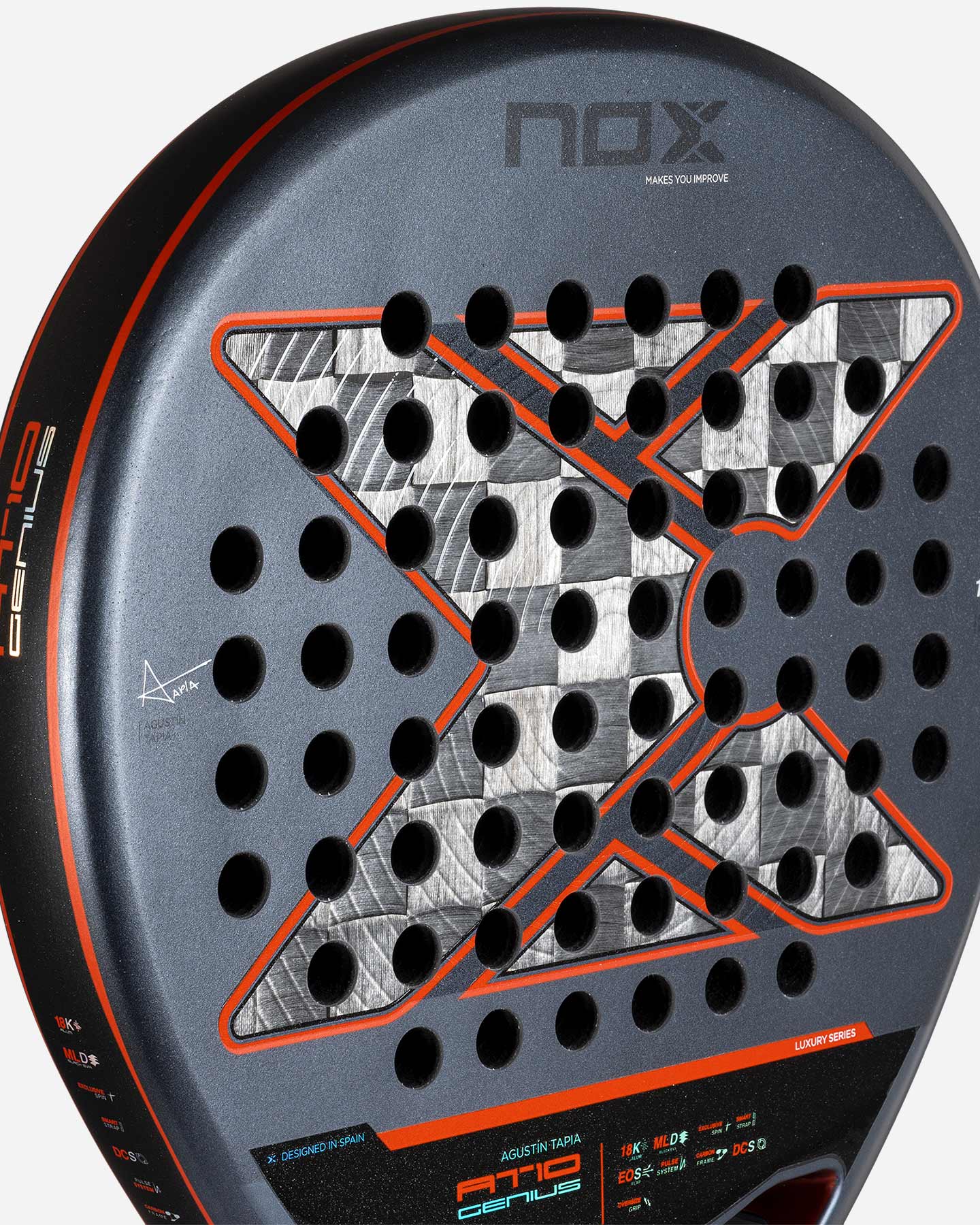 Racchetta padel performance NOX AT10 GENIUS 18K - Nero - 4 | Cisalfa Sport